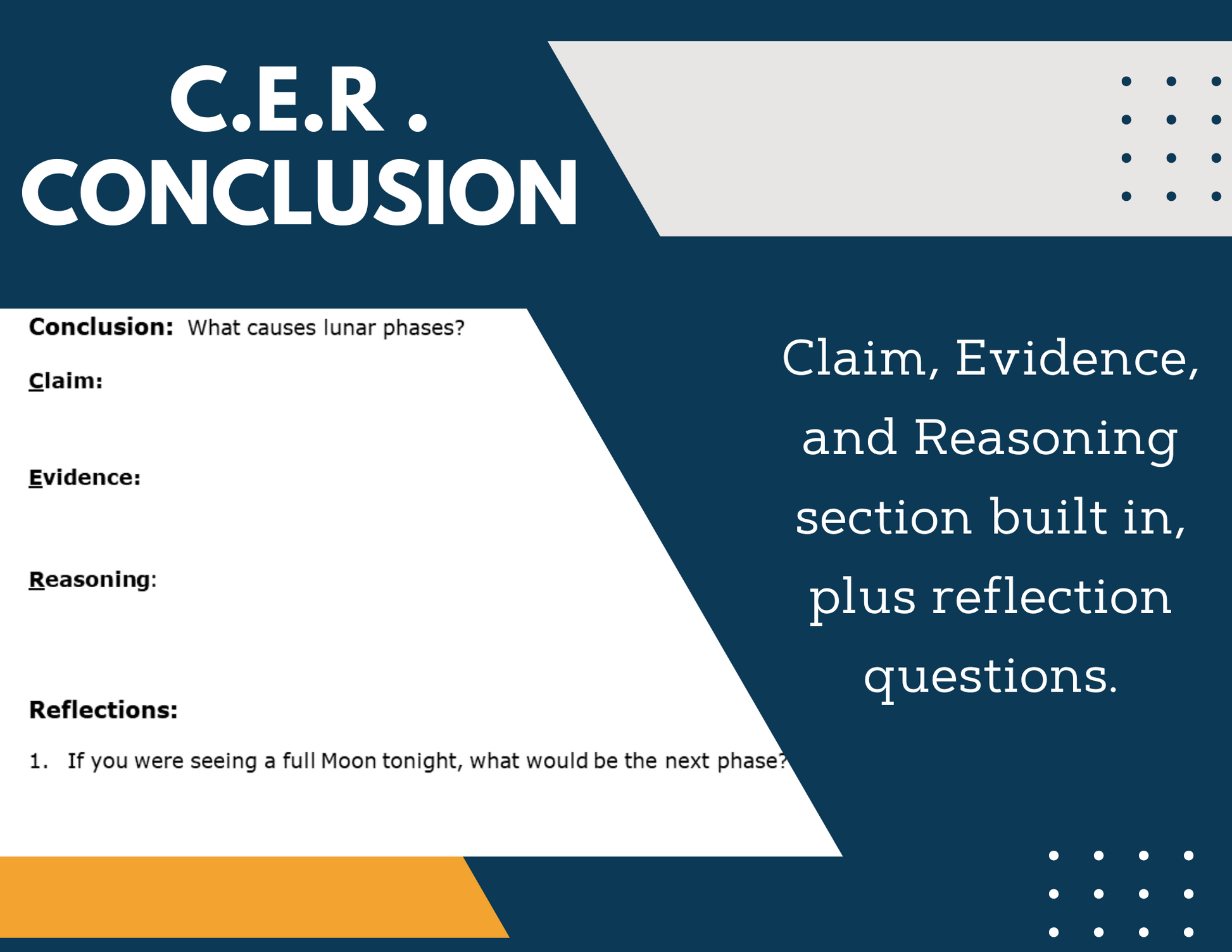 Lunar Cycle 2 Inquiry Lab - MS NGSS ESS1-1
