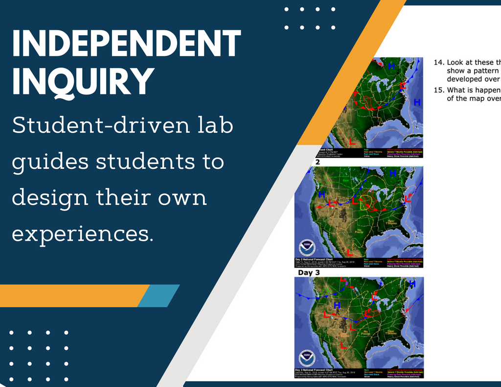 Weather Bundle - Print Inquiry Labs with CER - Grades 6-8