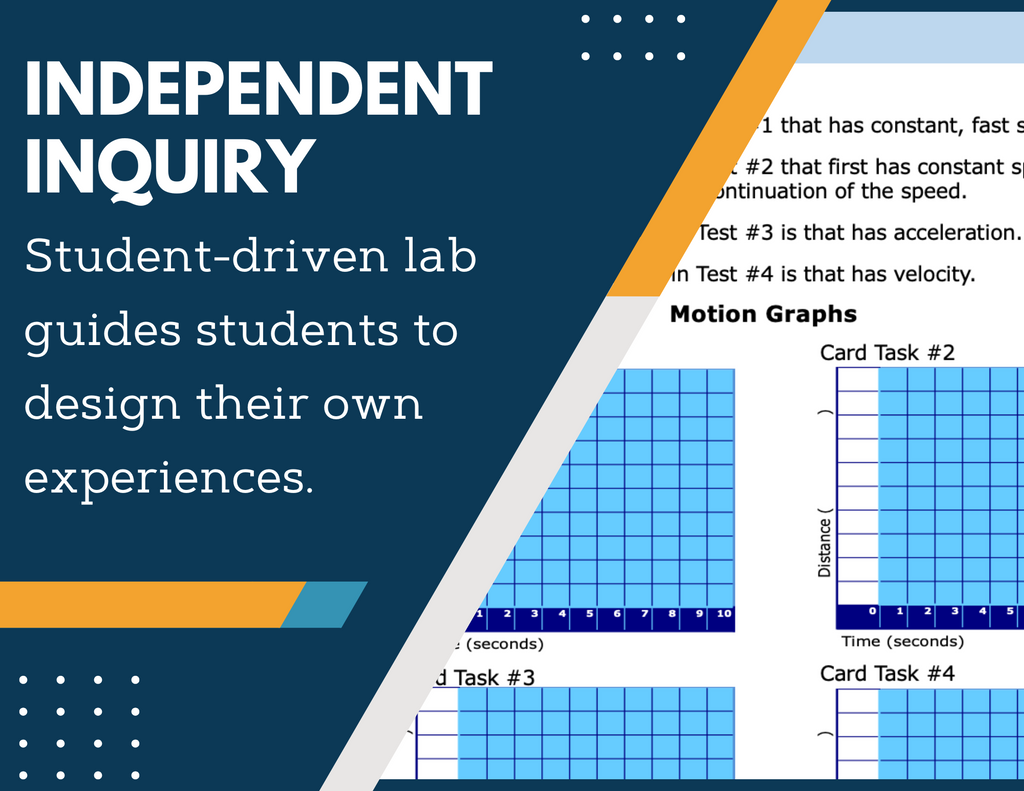 Motion Graphing Inquiry Lab - MS 6-8 Science TEKS