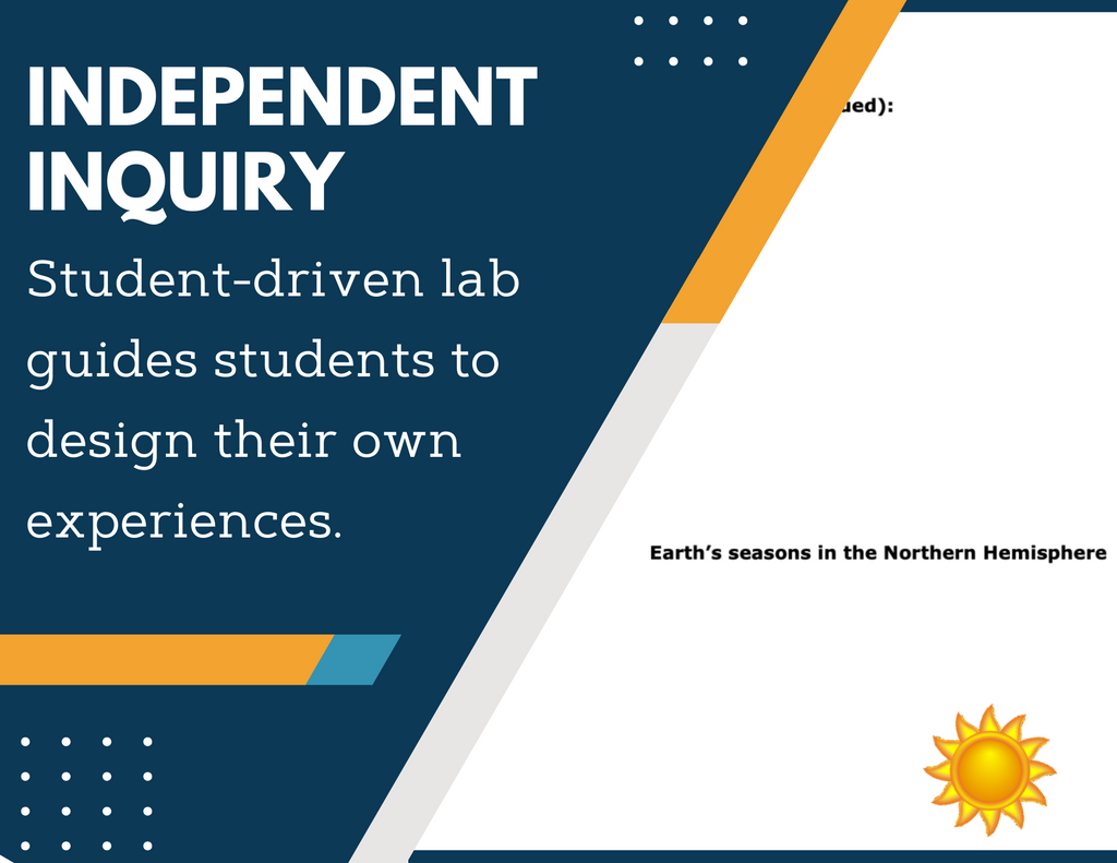 Seasons - Rotation and Revolution Inquiry Lab - NGSS MS ESS1-1