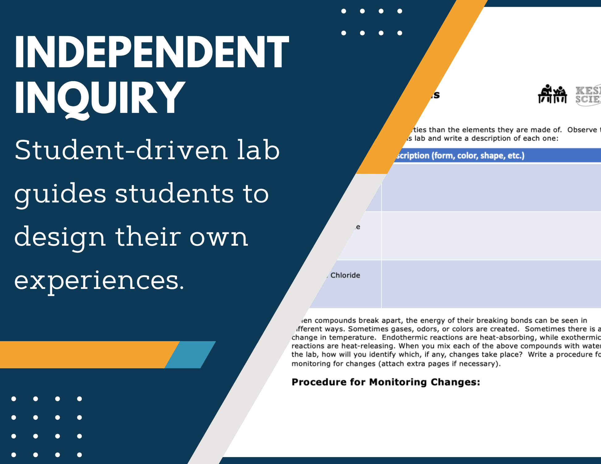 Elements and Compounds Inquiry Lab - MS 6-8 Science TEKS