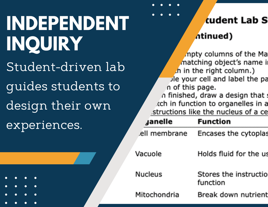 Cell Functions Inquiry Lab - MS 6-8 Science TEKS
