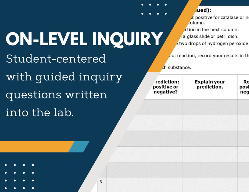 Chemical Reactions Forensics Inquiry Lab - MS 6-8 Science