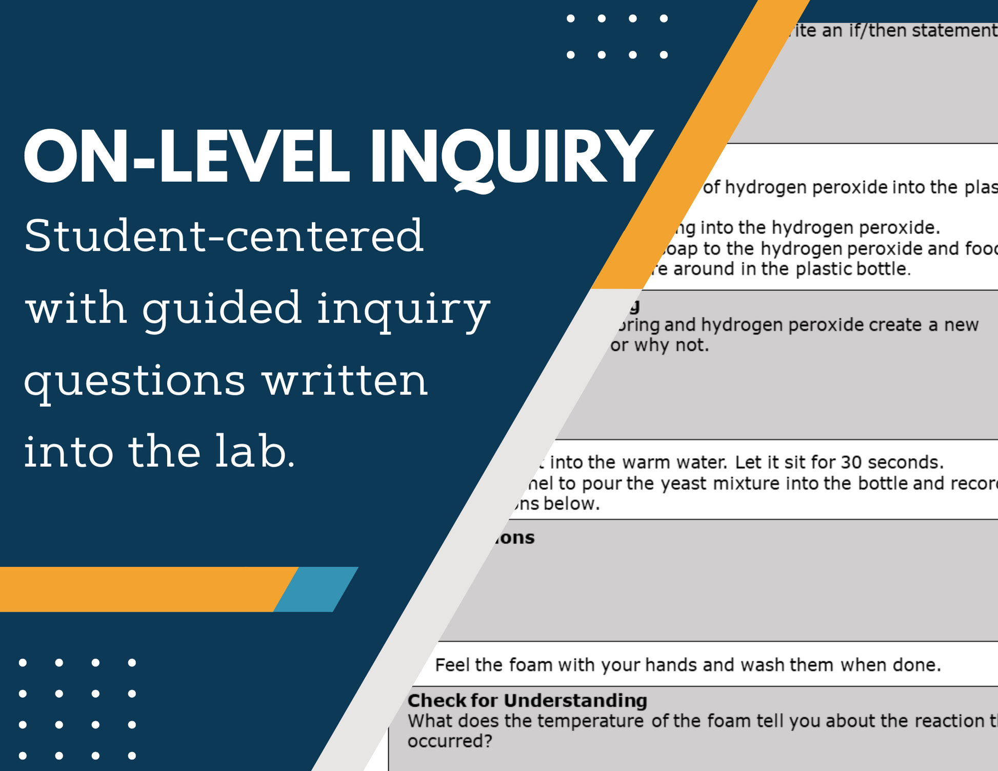 Chemical Changes Inquiry Lab - MS 6-8 Science TEKS