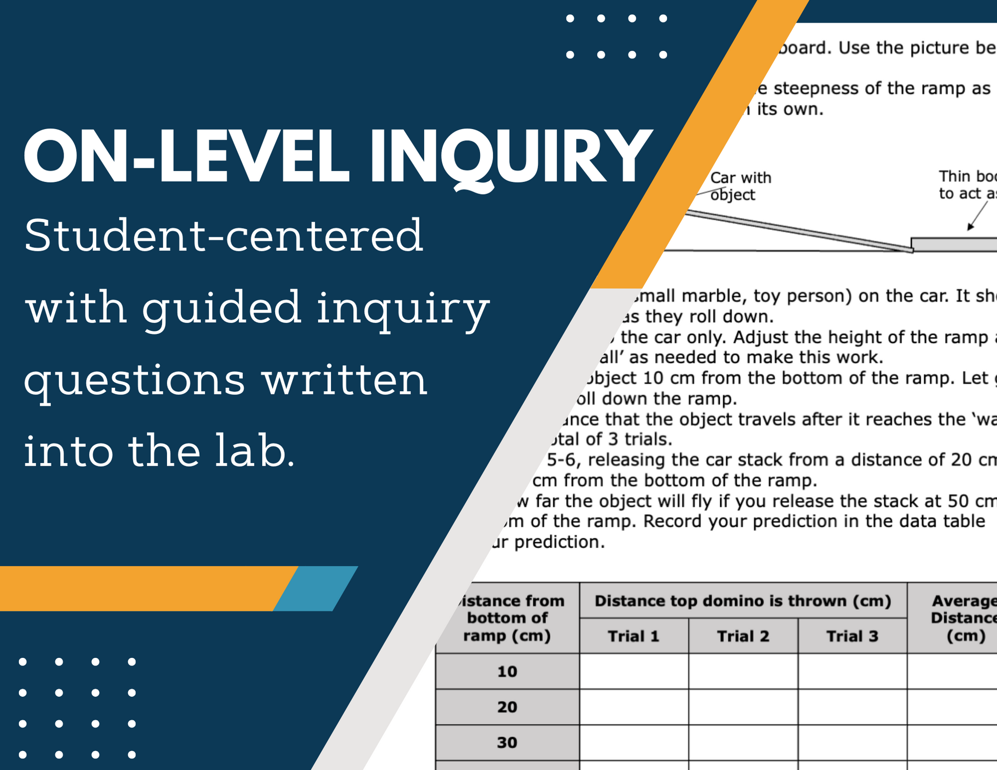 Newton's First Law Inquiry Lab - MS 6-8 Science TEKS