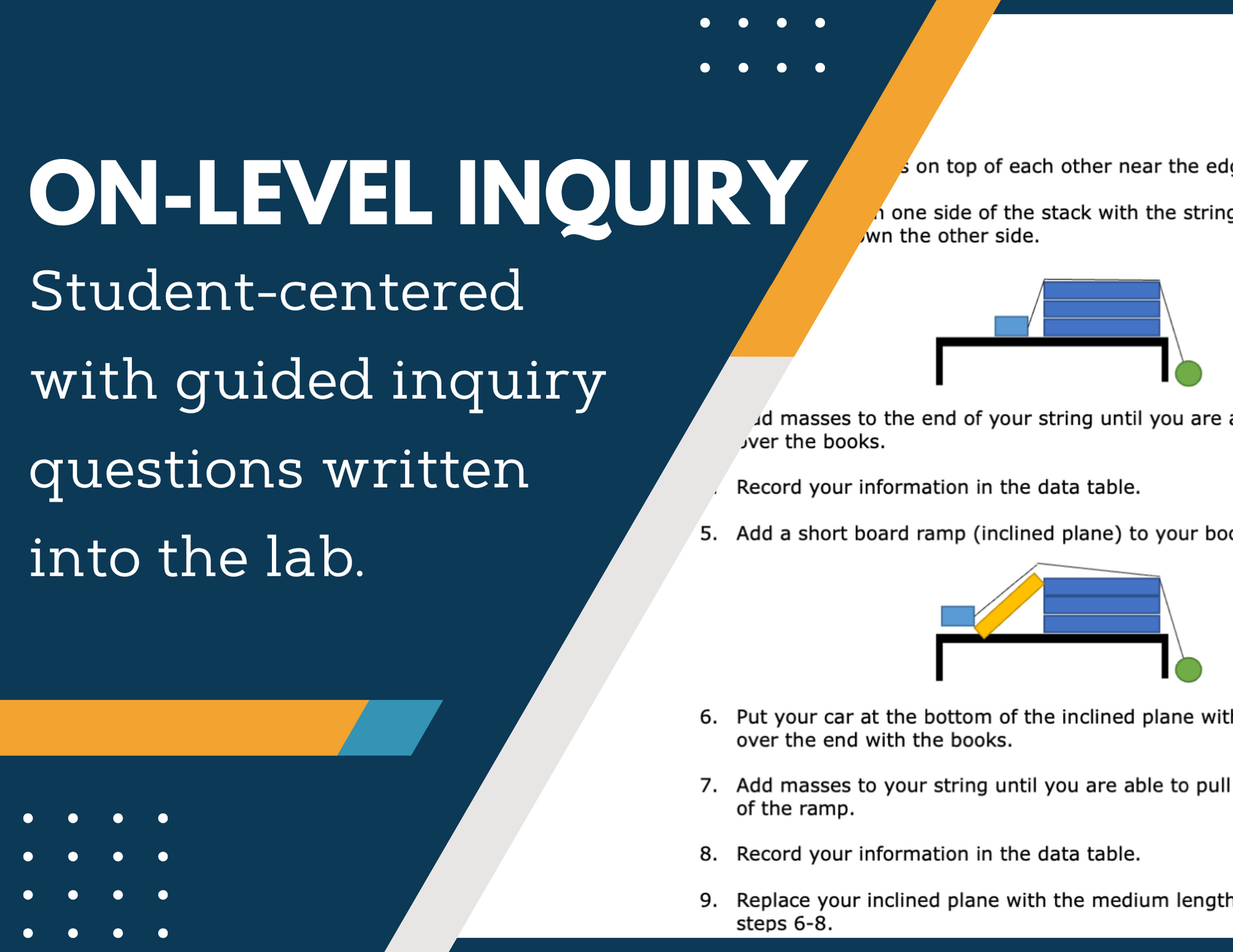 Force & Motion Bundle - Print Inquiry Labs with CER - Grades 6-8