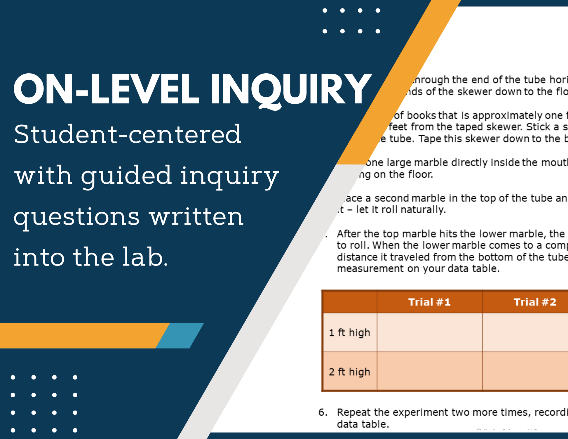 Kinetic Energy Transfer Inquiry Lab - NGSS MS PS3-5