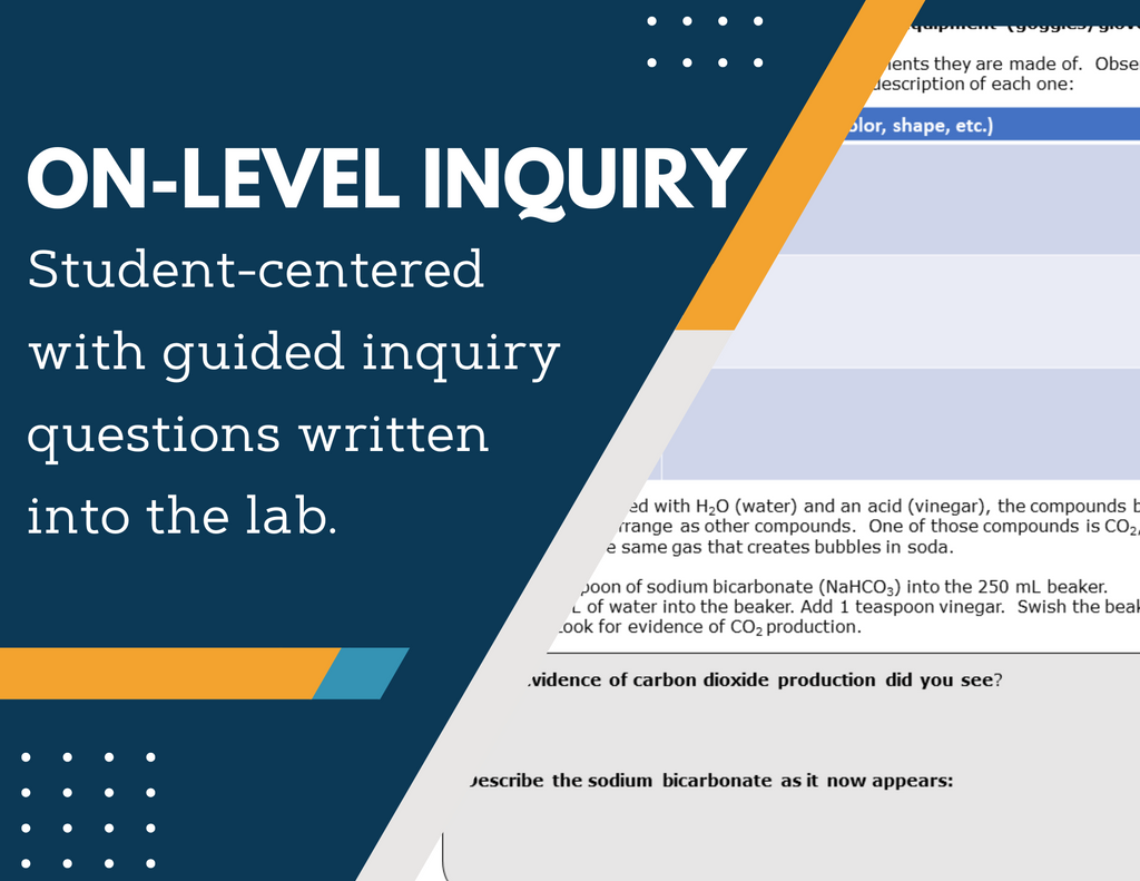 Elements and Compounds Inquiry Lab - MS 6-8 Science TEKS