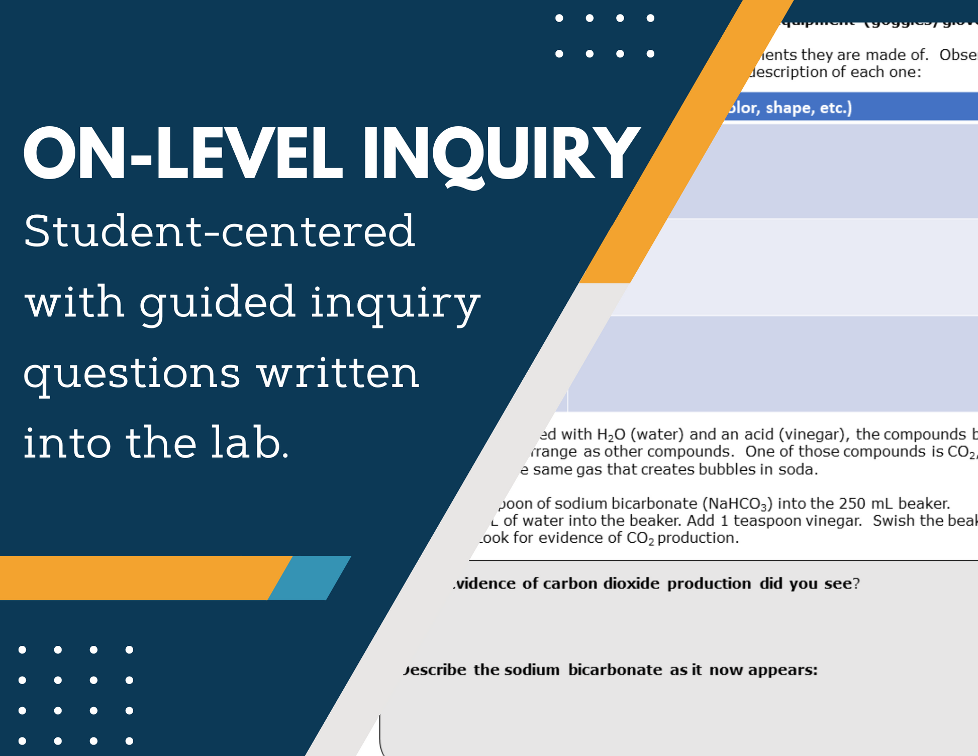 Elements and Compounds Inquiry Lab - MS 6-8 Science TEKS