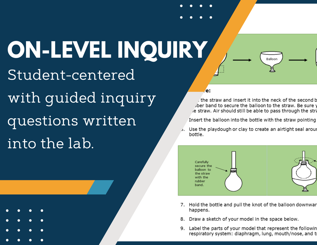 Body Systems Bundle - Print Inquiry Labs with CER - Grades 6-8