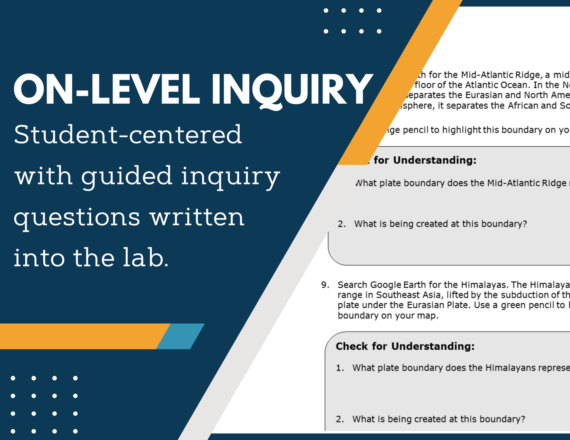 Formation of Crustal Features Inquiry Lab - MS 6-8 Science TEKS