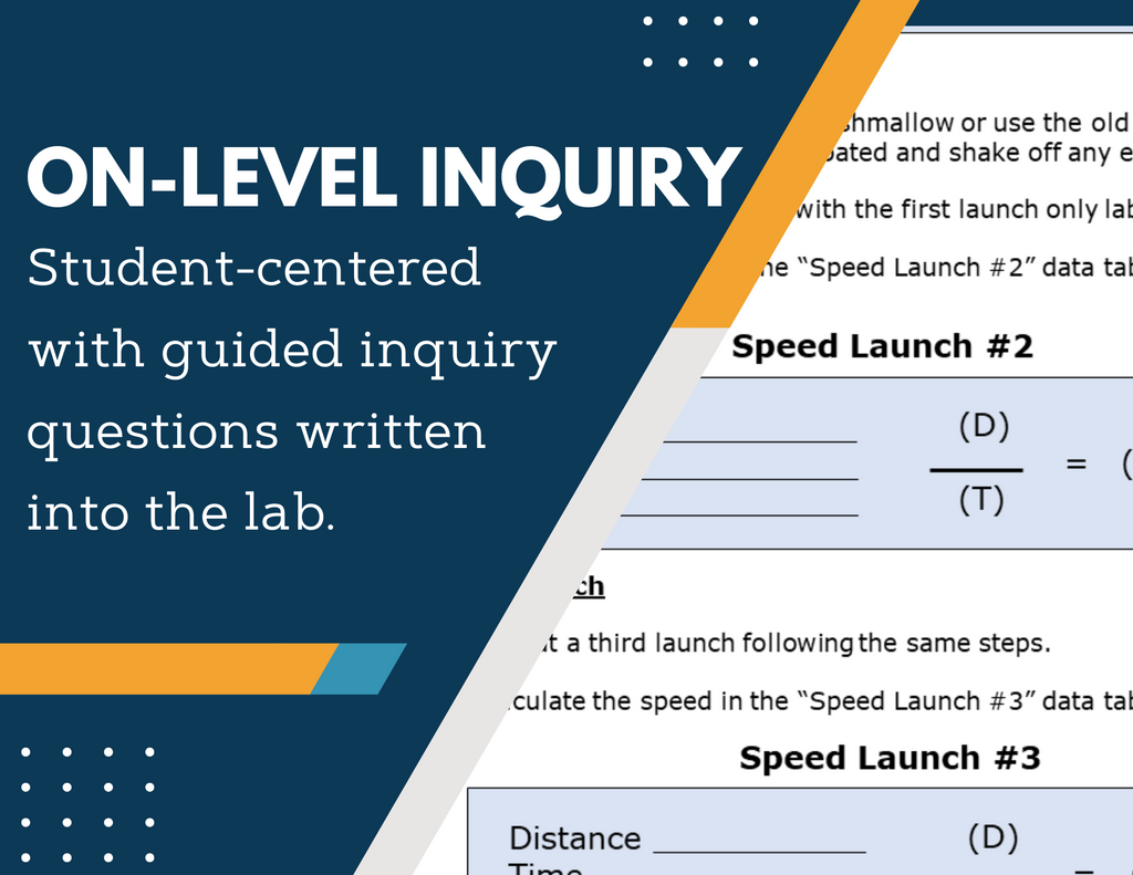 Average Speed Inquiry Lab - MS 6-8 Science TEKS