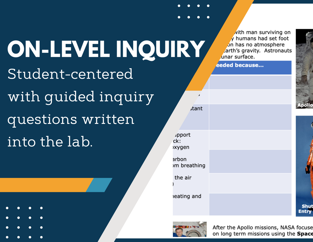 Manned Space Flight Inquiry Lab - MS 6-8 Science TEKS