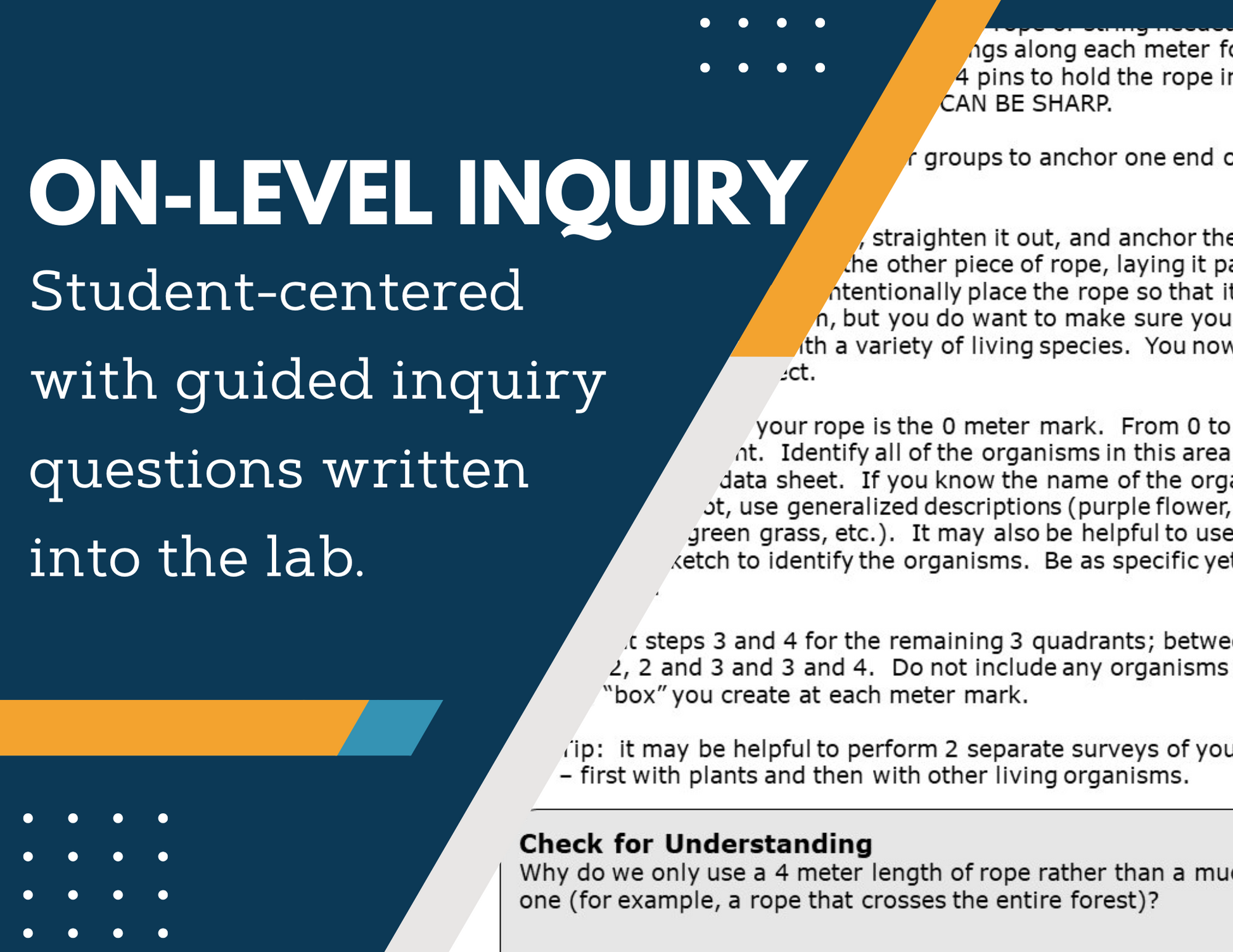 Biodiversity Inquiry Lab - MS 6-8 Science TEKS