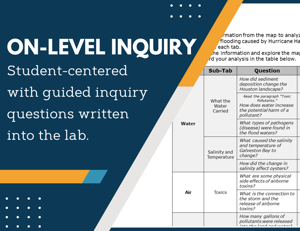 Short- & Long-term Changes Inquiry Lab - MS 6-8 Science TEKS