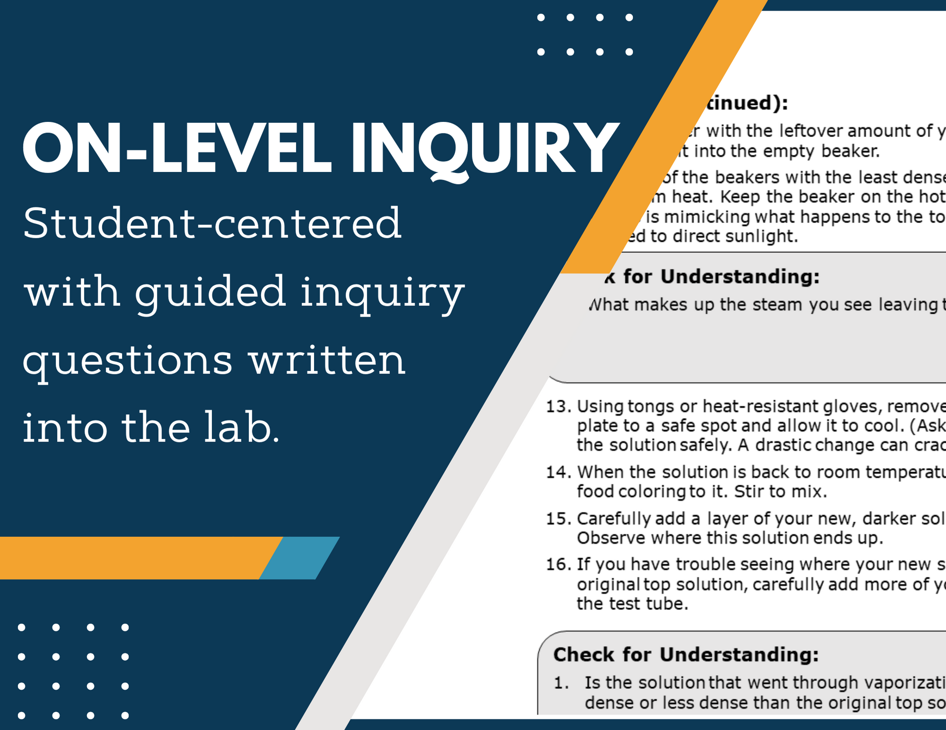 Oceans Inquiry Lab - NGSS MS LS2-4