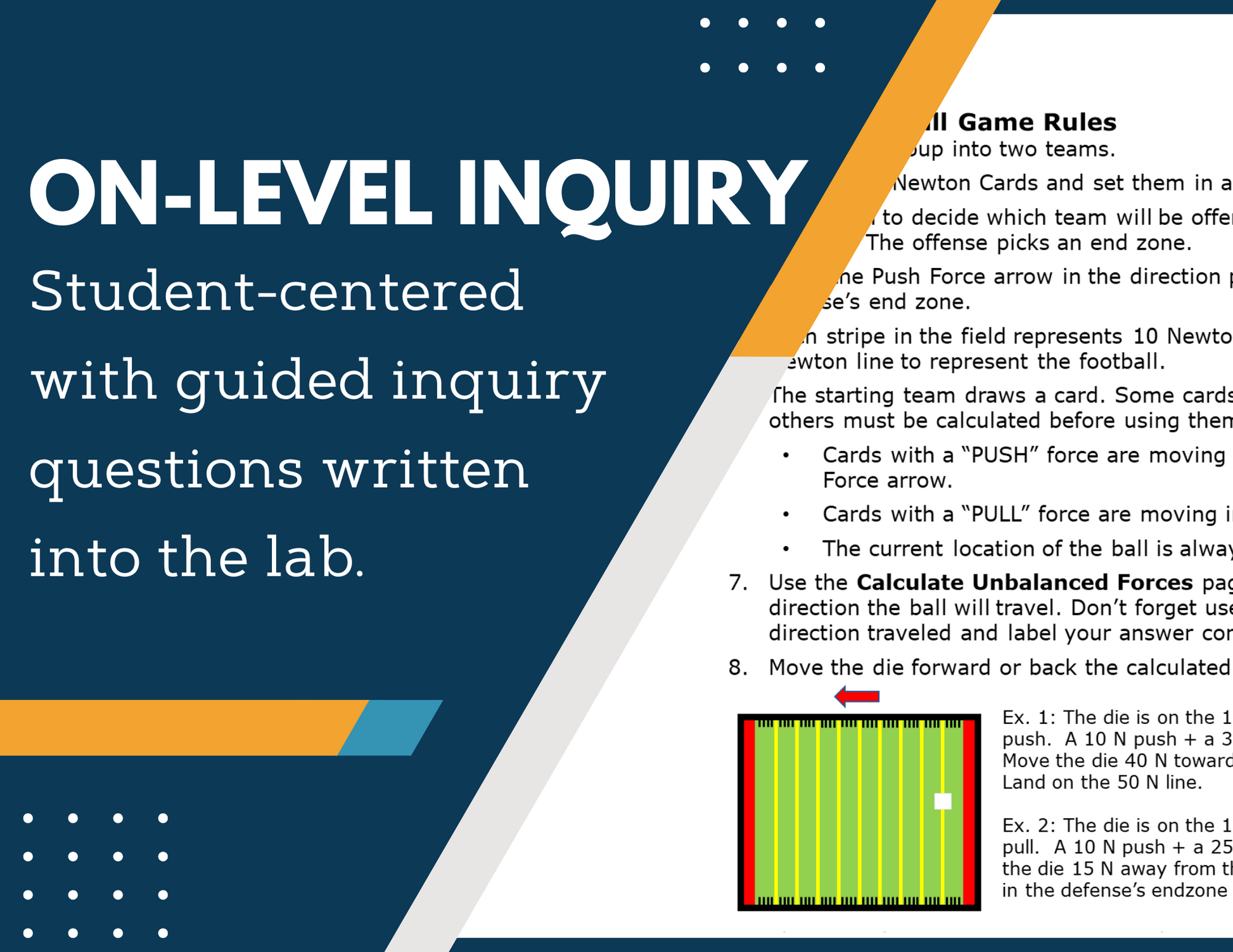Net Force Inquiry Lab - MS 6-8 Science TEKS