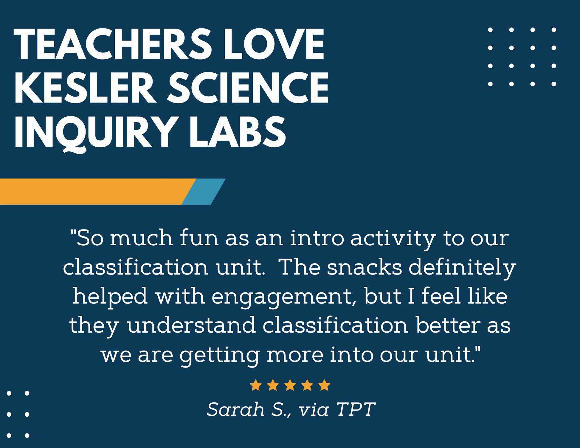 Classification Inquiry Lab - MS 6-8 Science