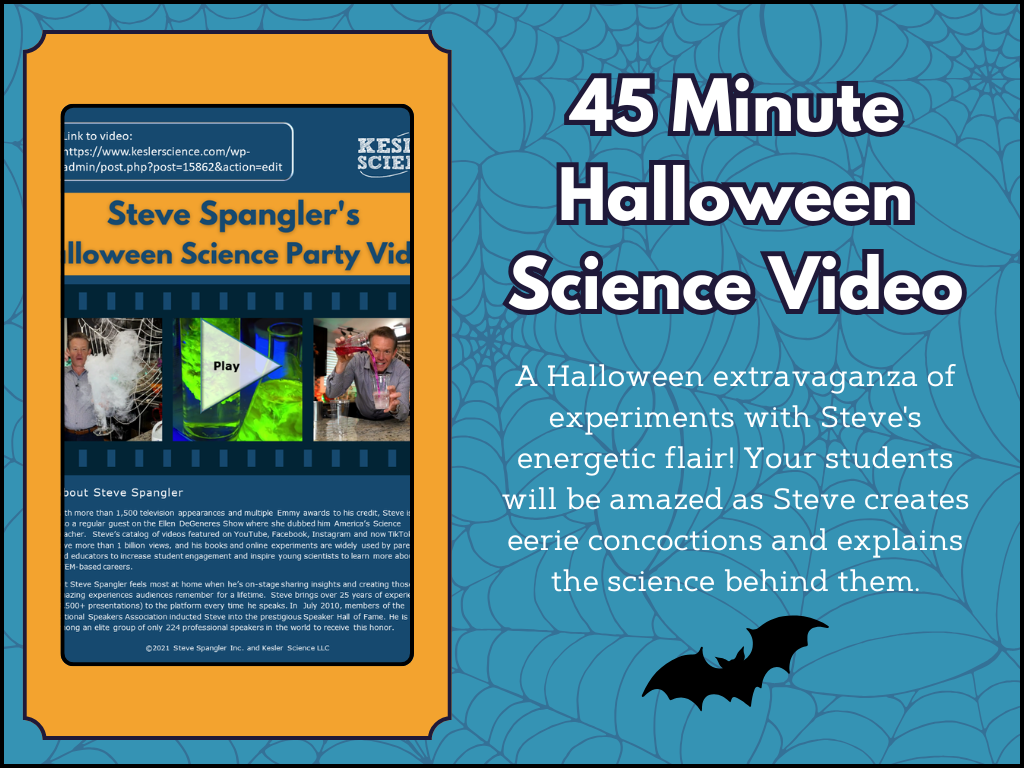 Spangler Halloween Science Party Assembly Video