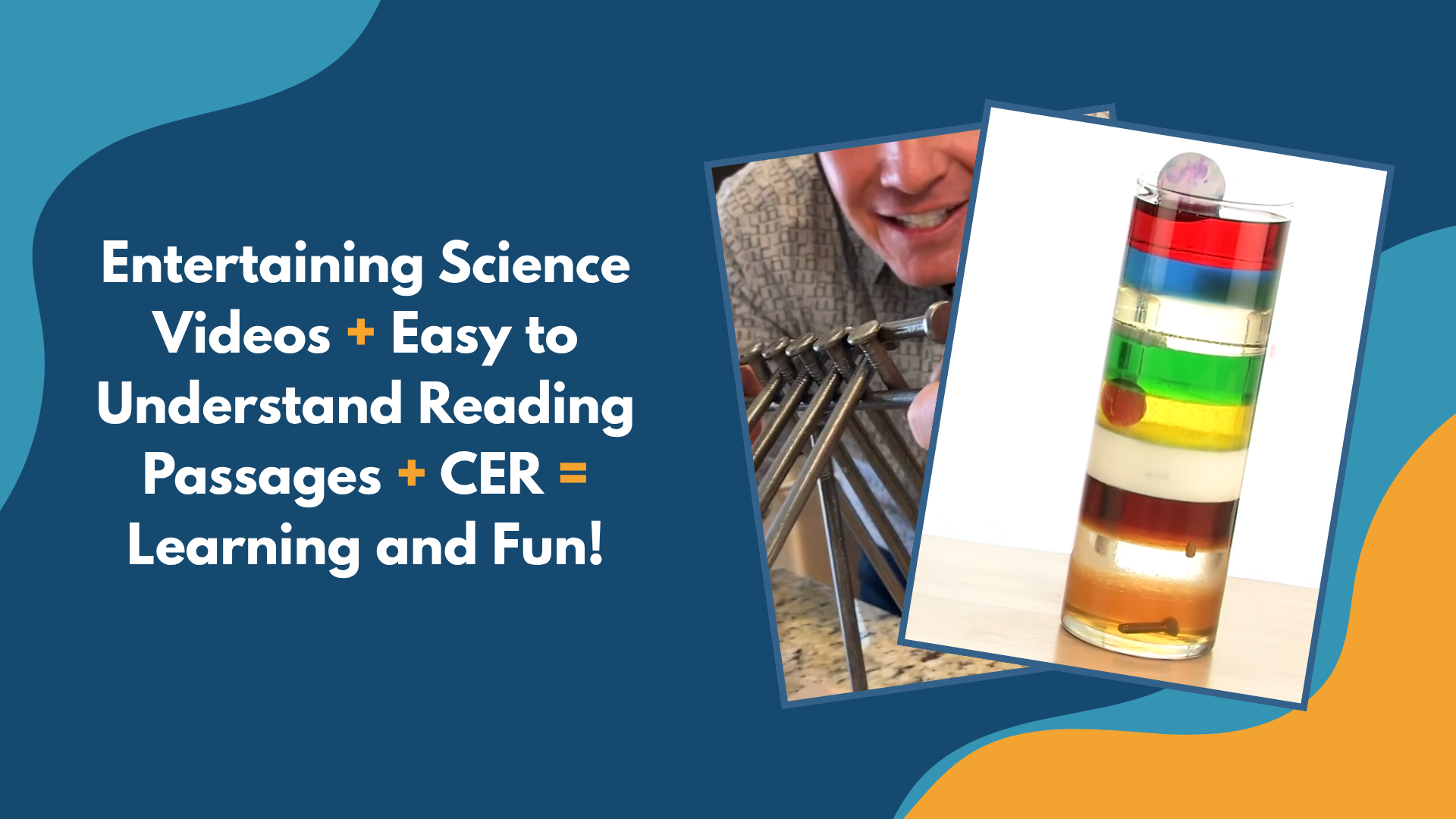 Amazing Density Tower - Spangler Video Worksheets with CER