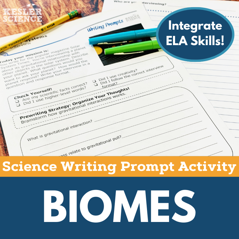 Writing Prompts - Biomes - MS 6-8
