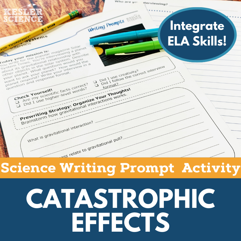 Writing Prompts - Catastrophic Effects - MS 6-8