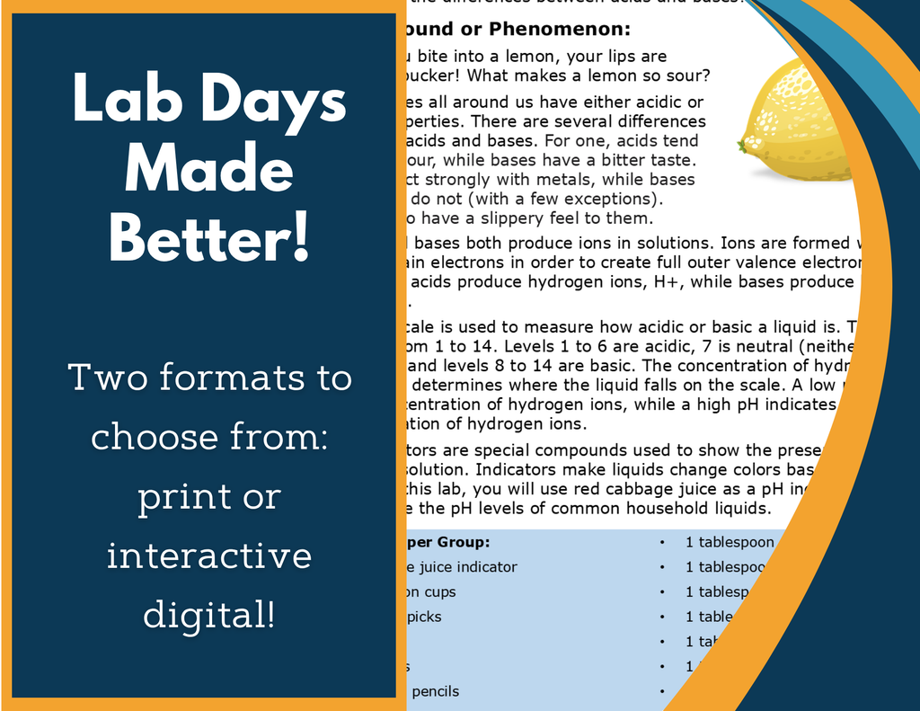 Acids & Bases Digital Inquiry Lab - MS 6-8