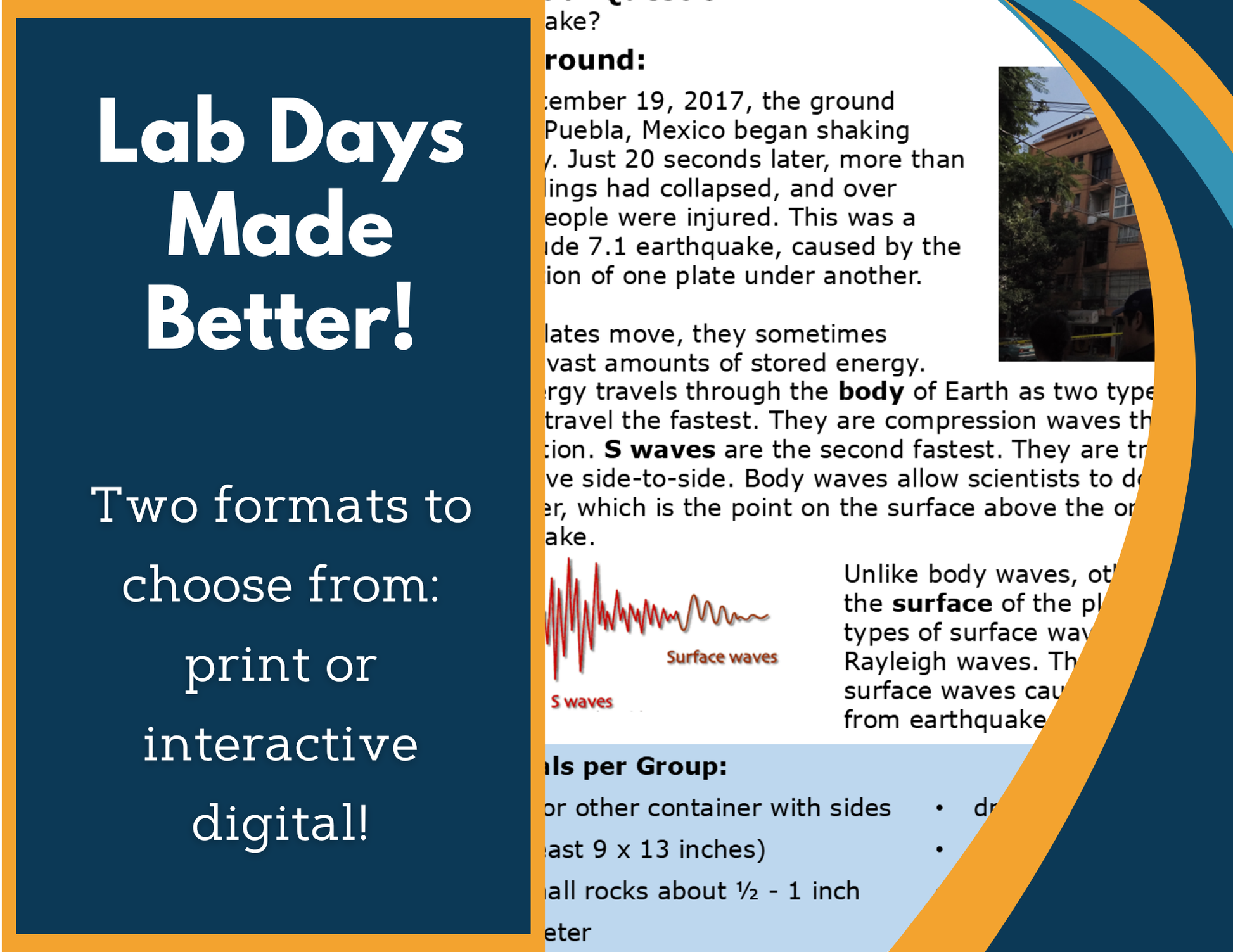 Earthquakes Digital Inquiry Lab - MS 6-8