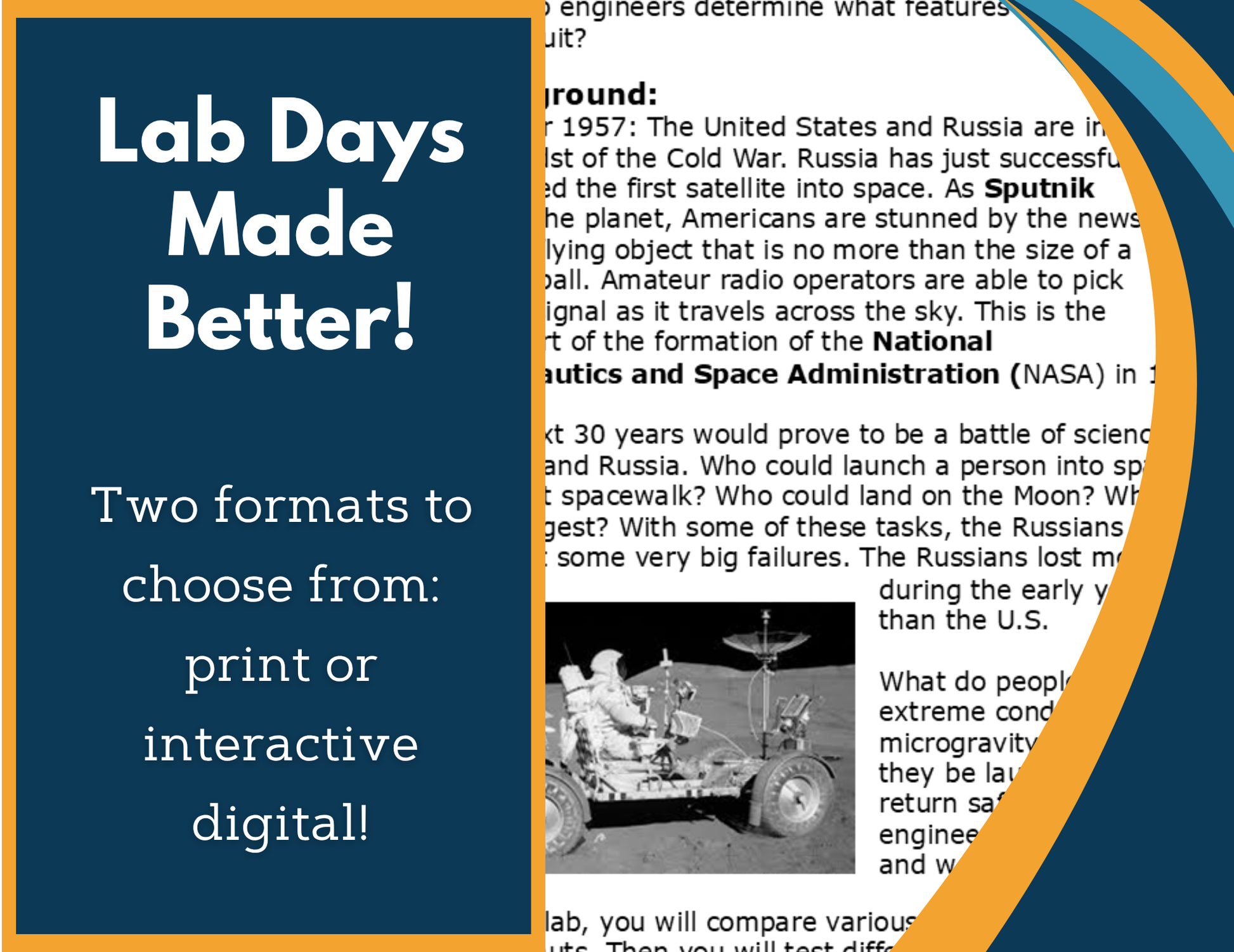 Space Exploration Digital Inquiry Lab - MS 6-8