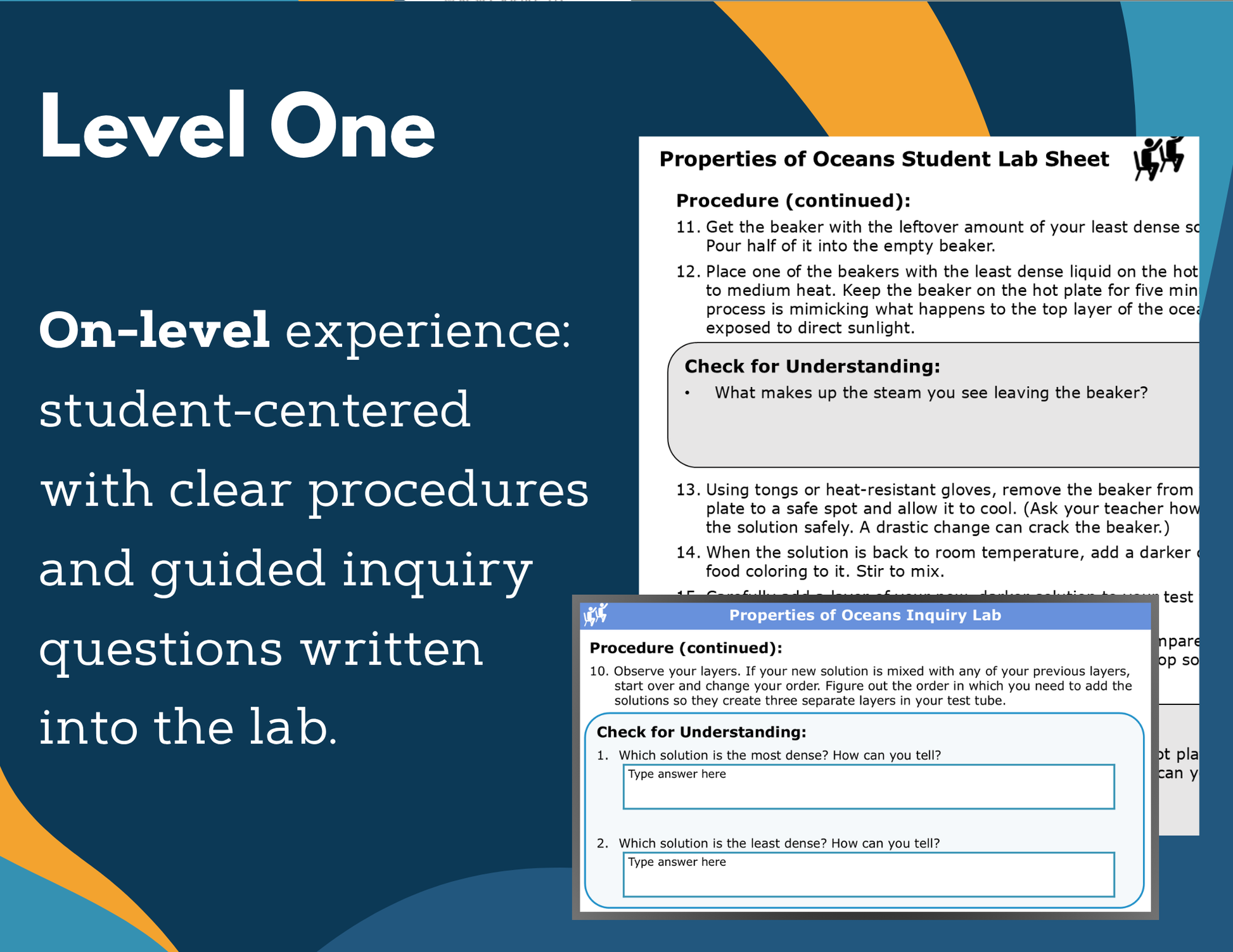 Properties of Oceans Digital Inquiry Lab - MS 6-8