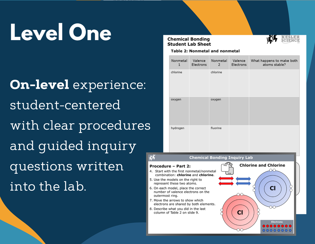 Chemical Bonding Digital Inquiry Lab - MS 6-8