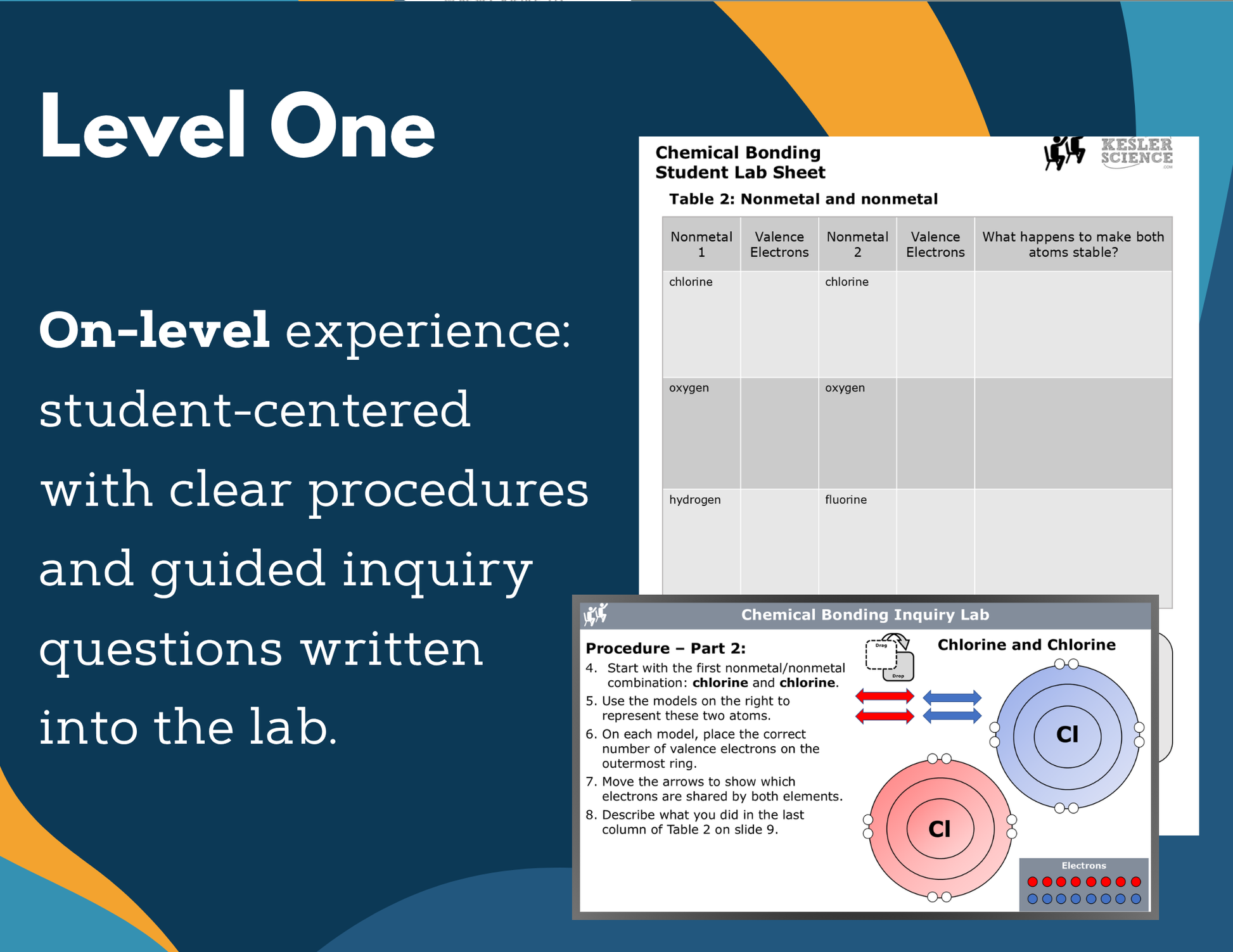 Chemical Bonding Digital Inquiry Lab - MS 6-8
