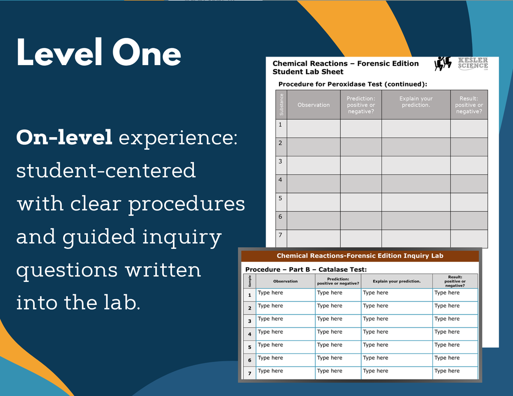 Chemical Reaction-Forensic Edition Digital Inquiry Lab - MS 6-8