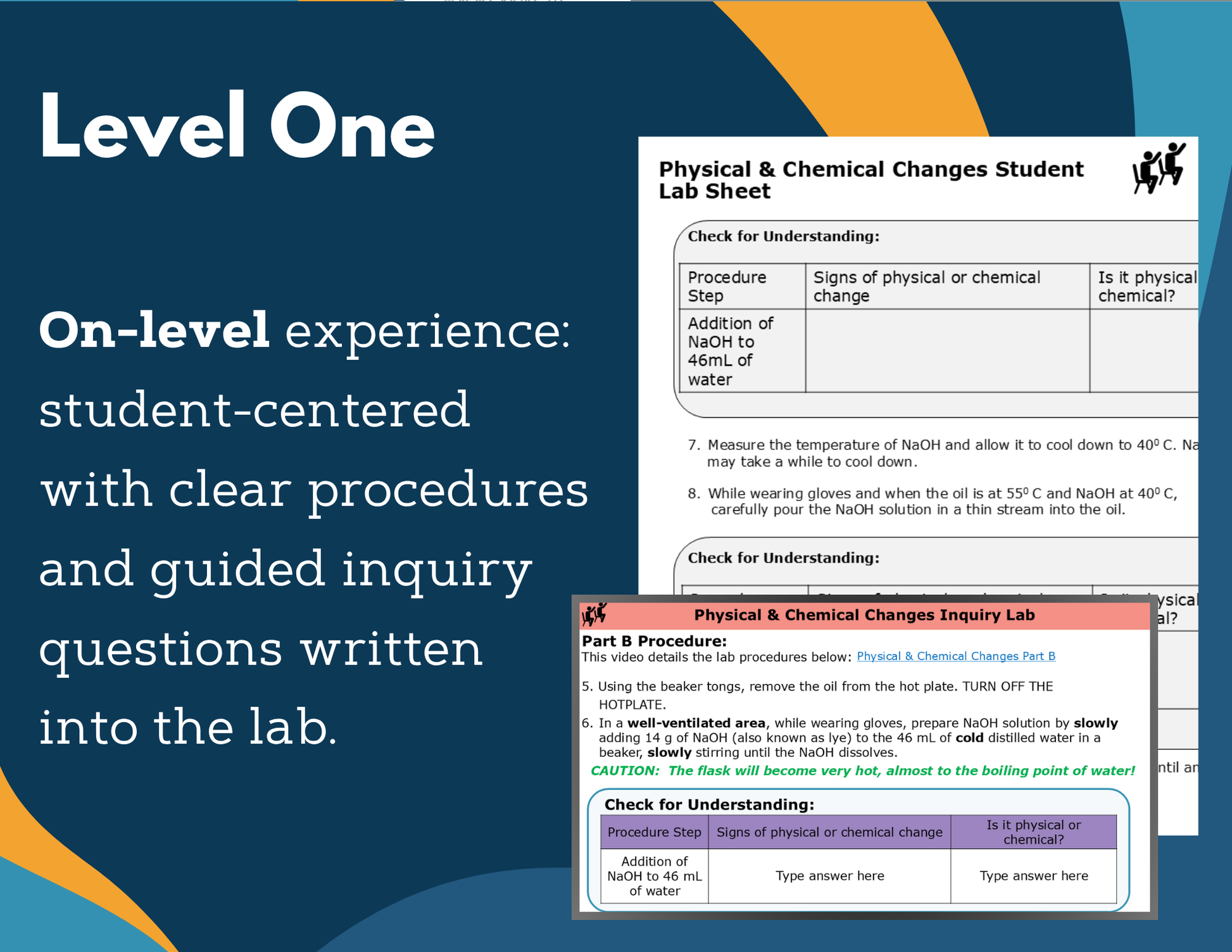 Physical & Chemical Changes Digital Inquiry Lab - NGSS MS PS1-2