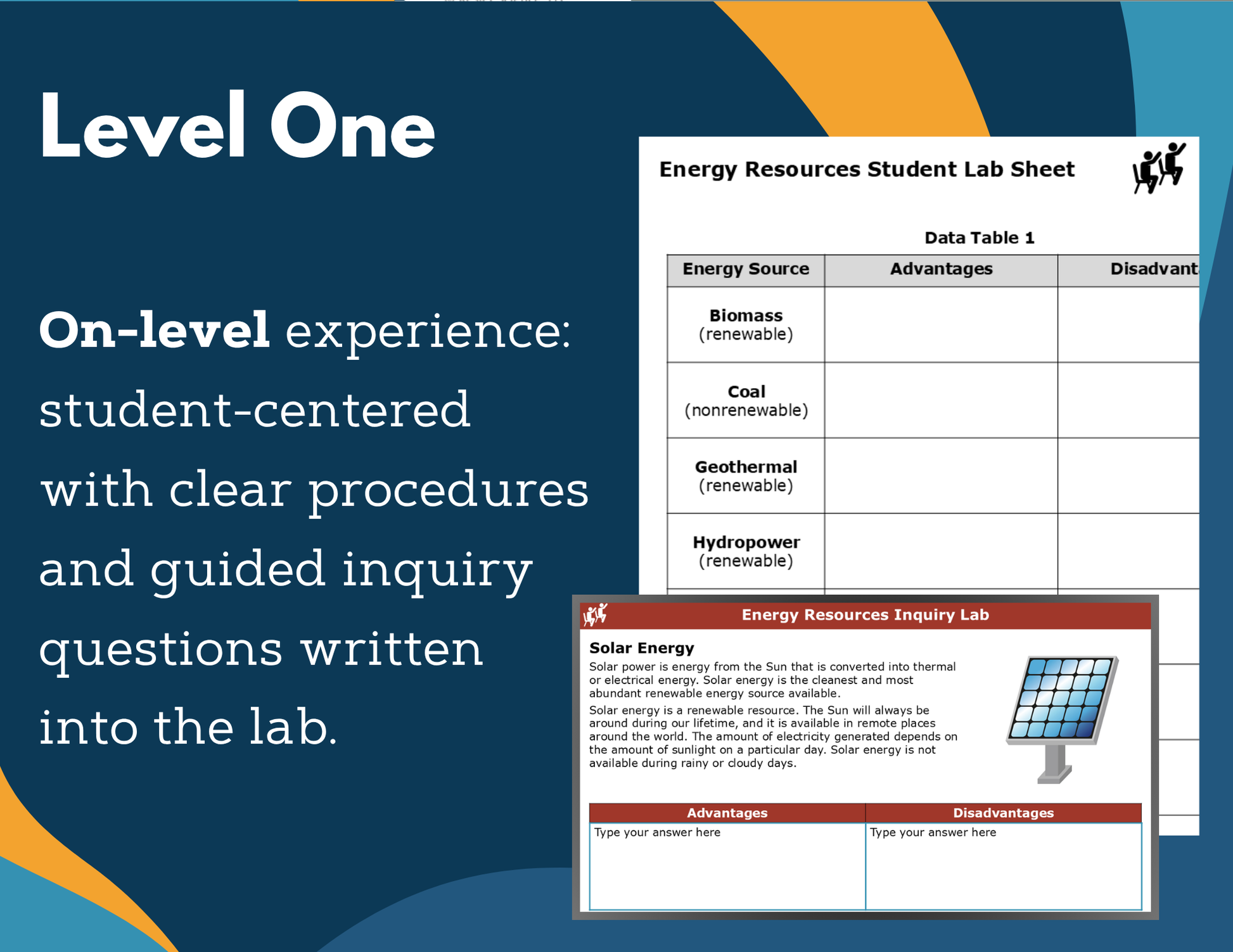 Energy Resources Digital Inquiry Lab - MS 6-8
