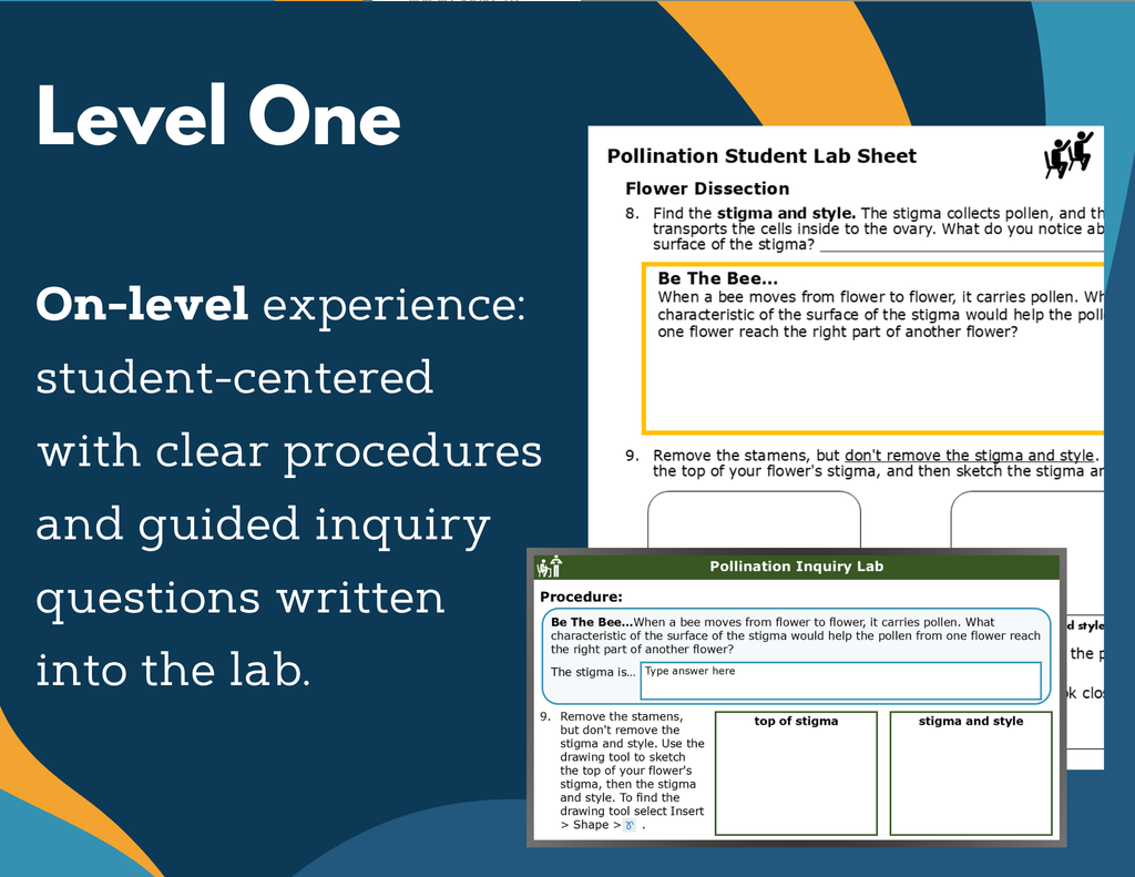 Pollination Digital Inquiry Lab &  - NGSS MS LS1-4