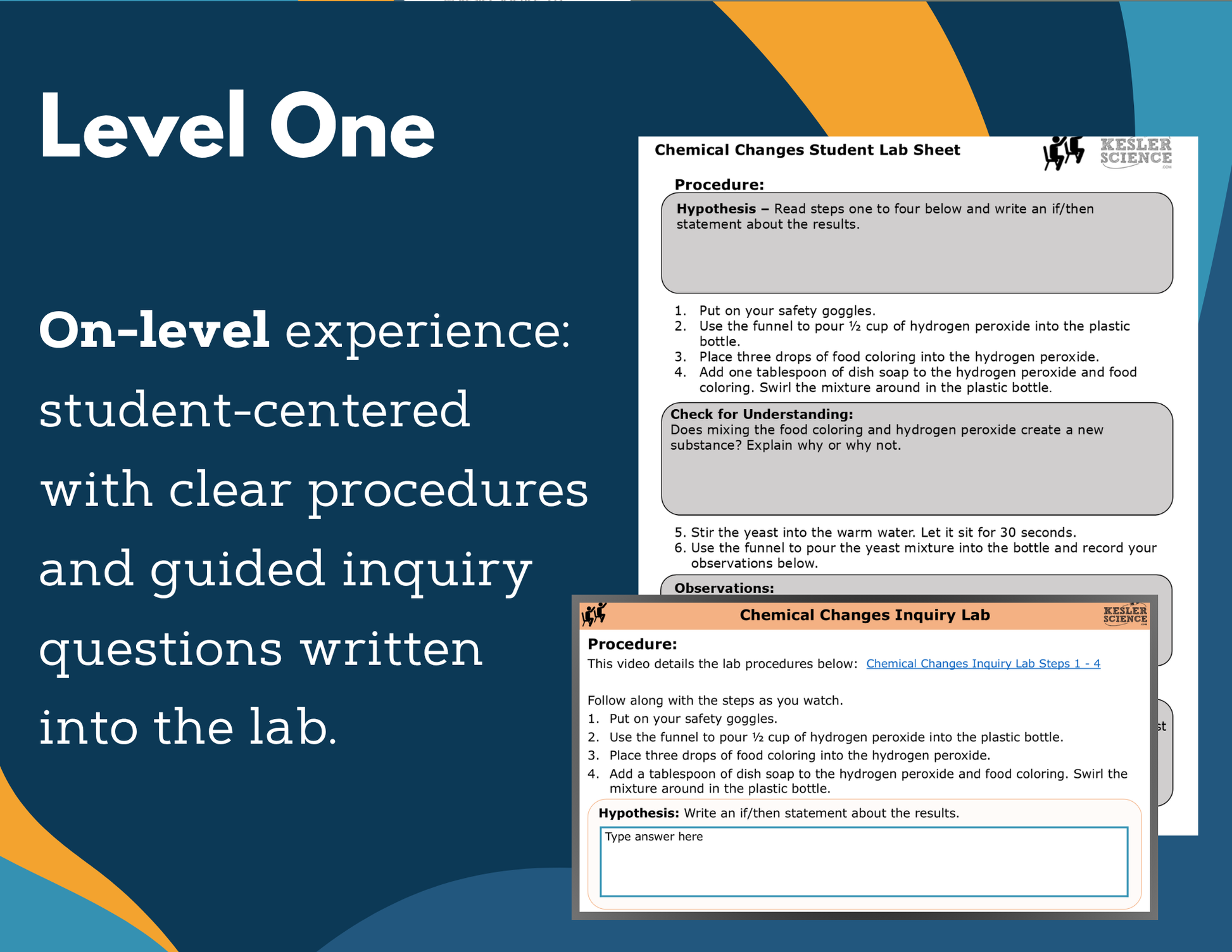 Chemical Changes Digital Inquiry Lab - MS 6-8