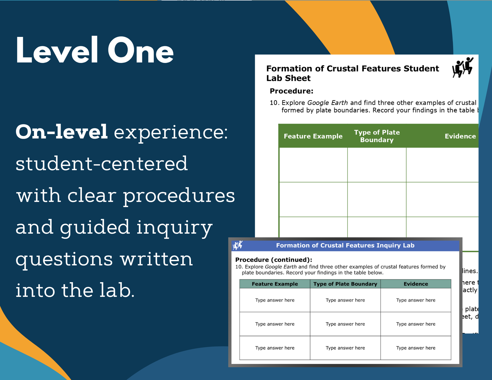 Formation of Crustal Features Digital Inquiry Lab - MS 6-8