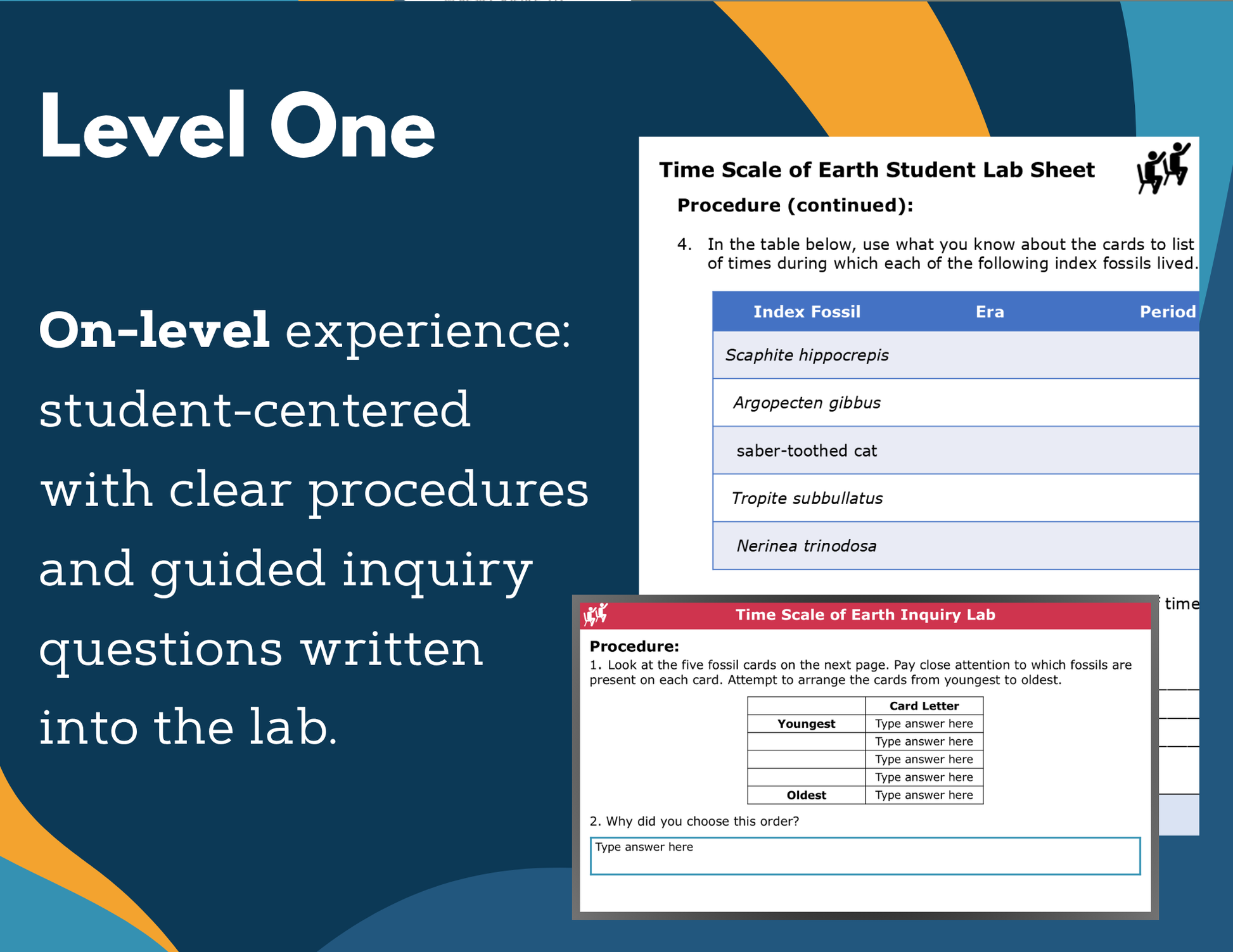 Time Scale of Earth Digital Inquiry Lab - NGSS MS ESS1-4