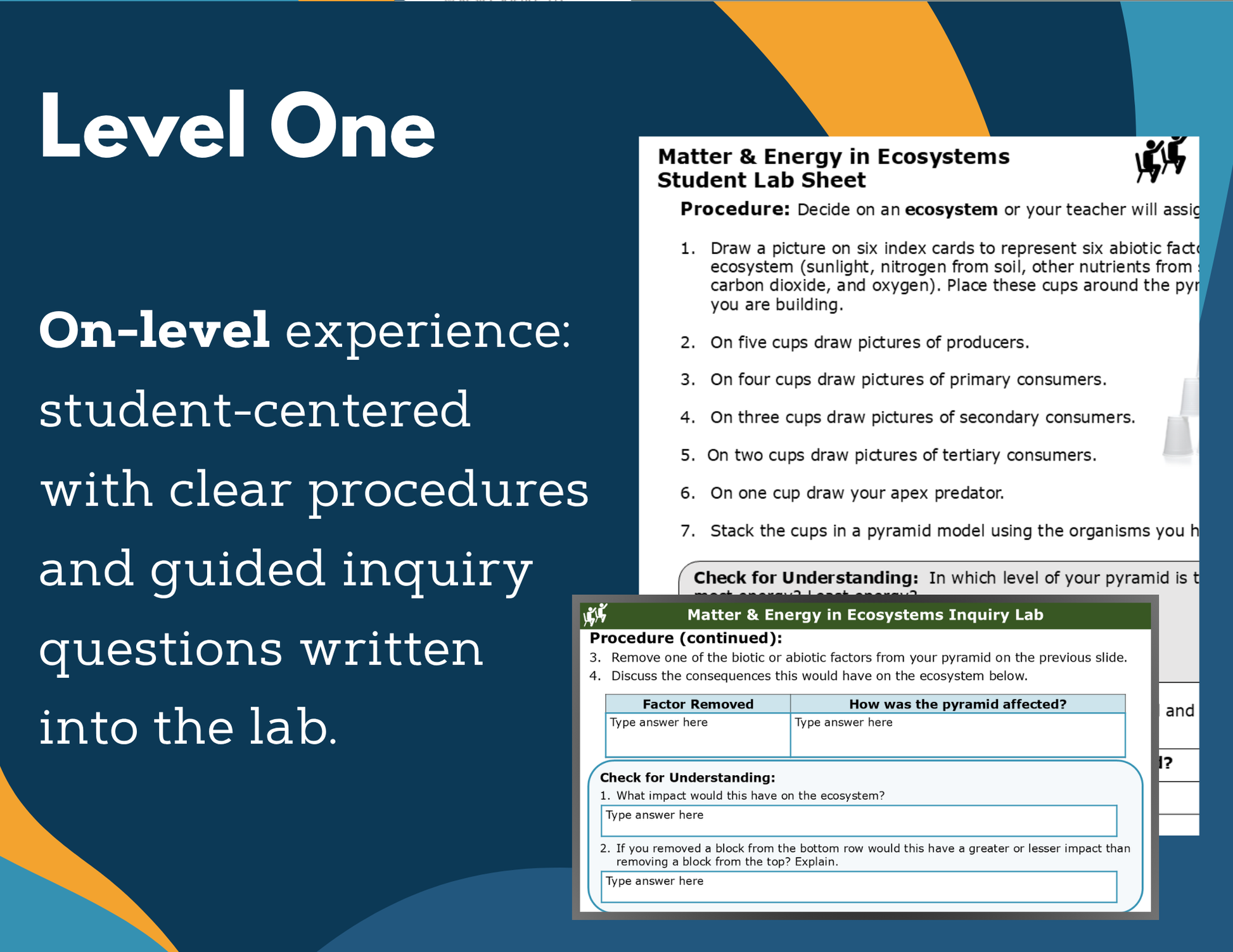 Matter & Energy in Ecosystems Digital Inquiry Lab - NGSS MS LS2-3