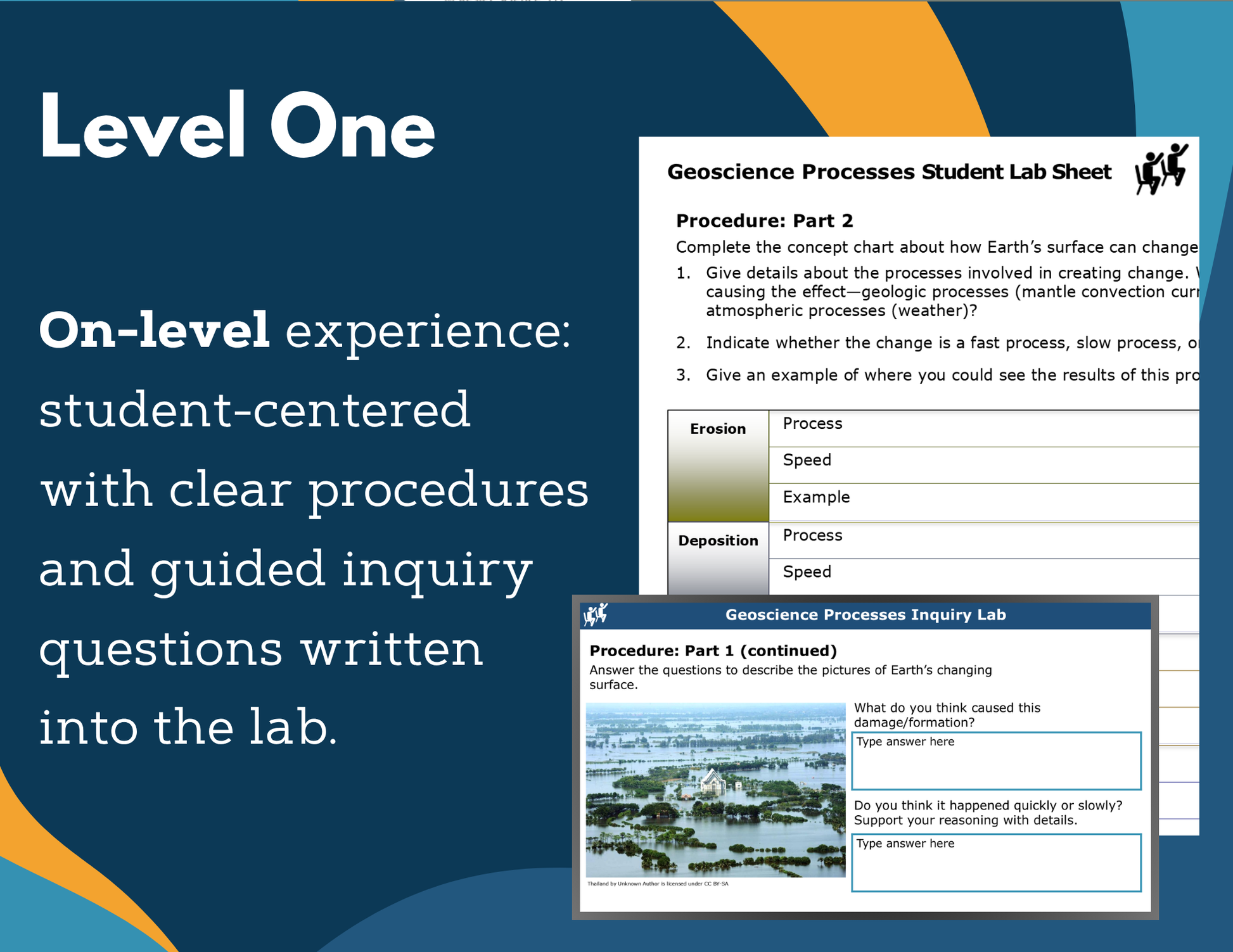 Geoscience Processes Digital Inquiry Lab - NGSS MS ESS2-2