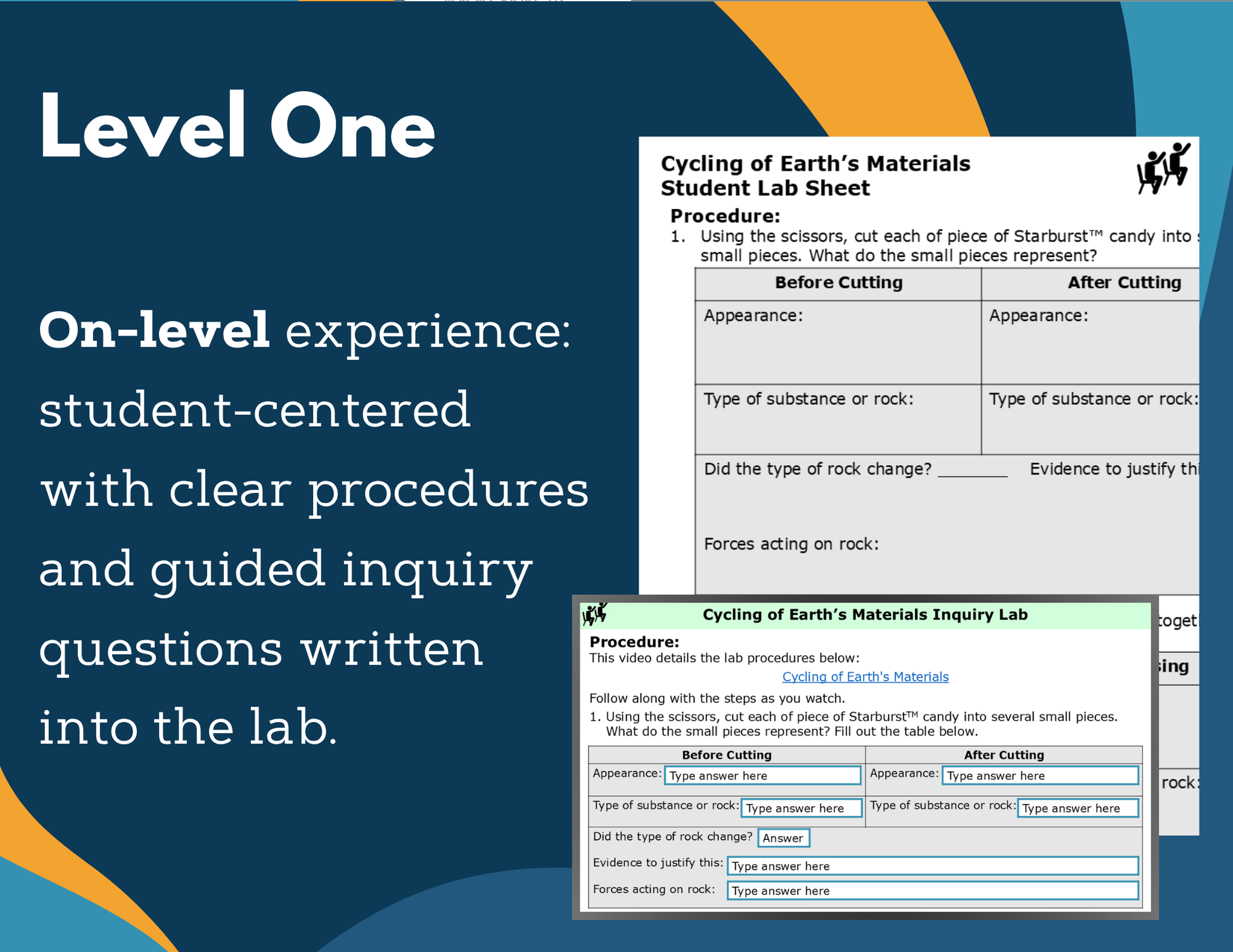 Cycling of Earth's Materials Digital Inquiry Lab - NGSS MS ESS2-1