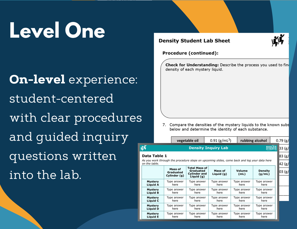 Density Digital Inquiry Lab - MS 6-8
