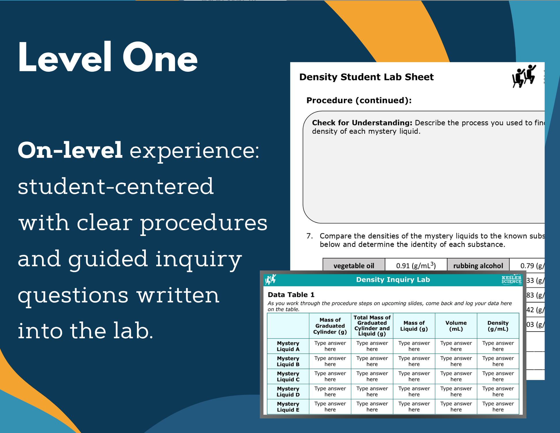 Density Digital Inquiry Lab - MS 6-8