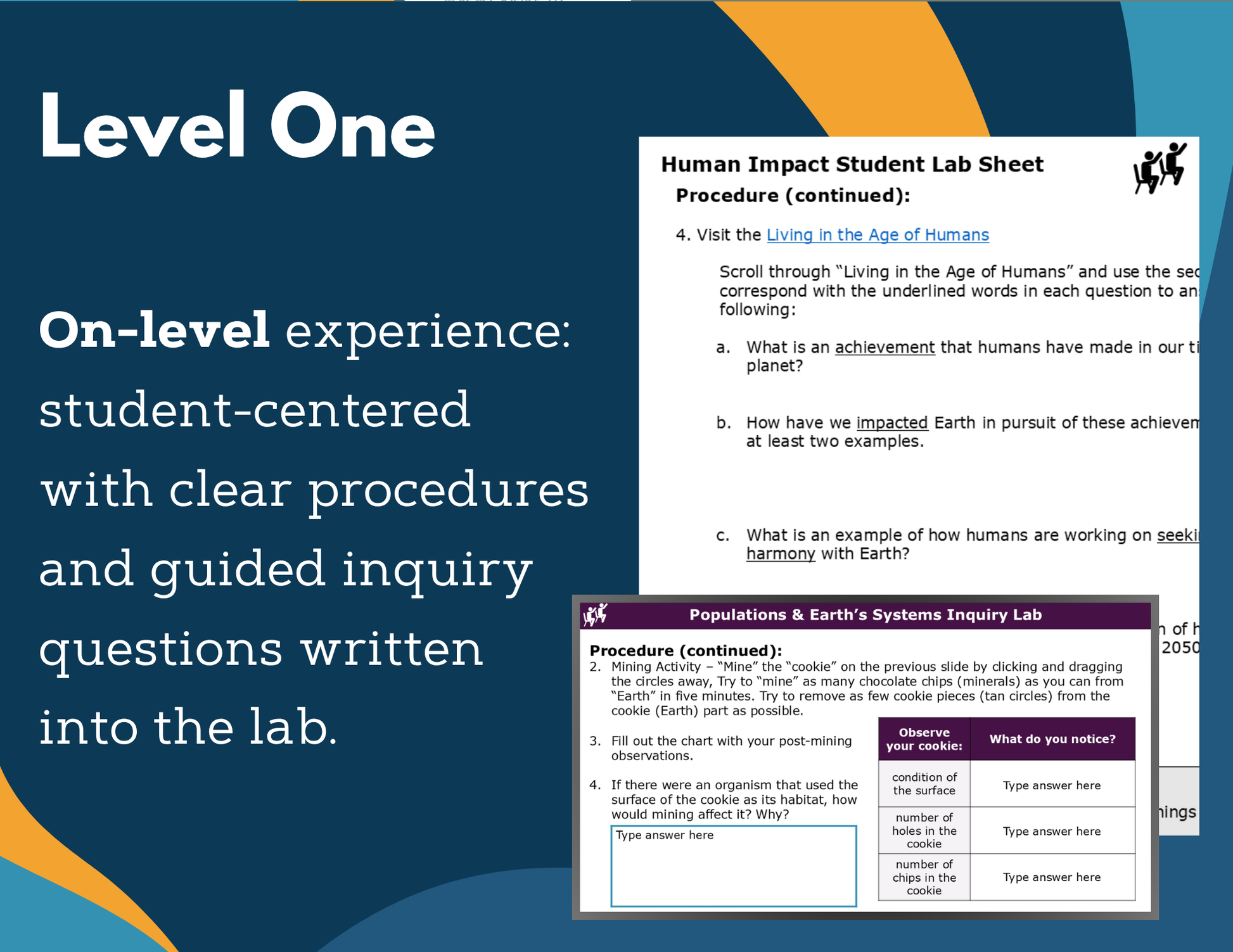 Populations & Earth's Systems Digital Inquiry Lab - NGSS MS ESS3-4
