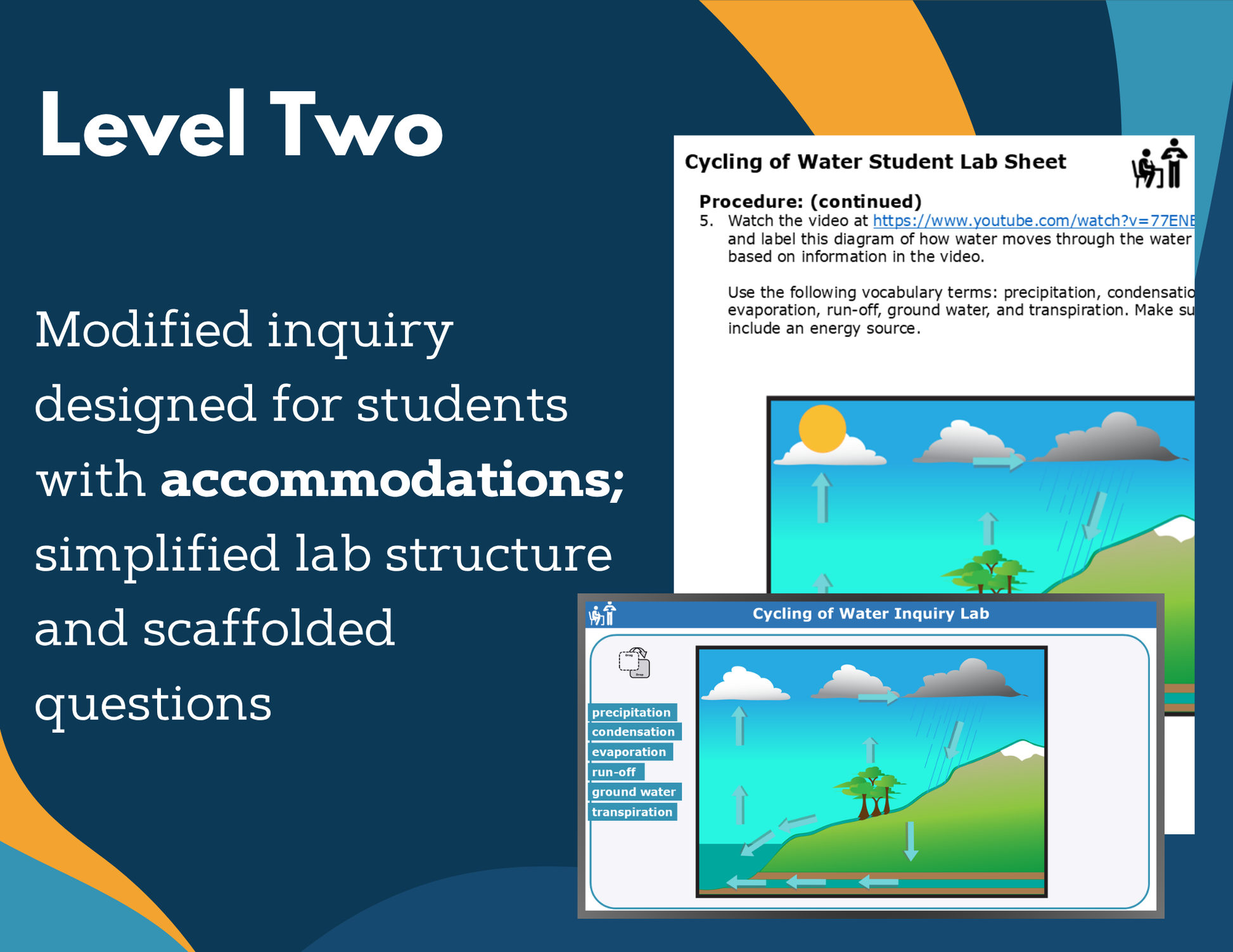 Cycling of Water Digital Inquiry Lab - NGSS MS ESS2-4