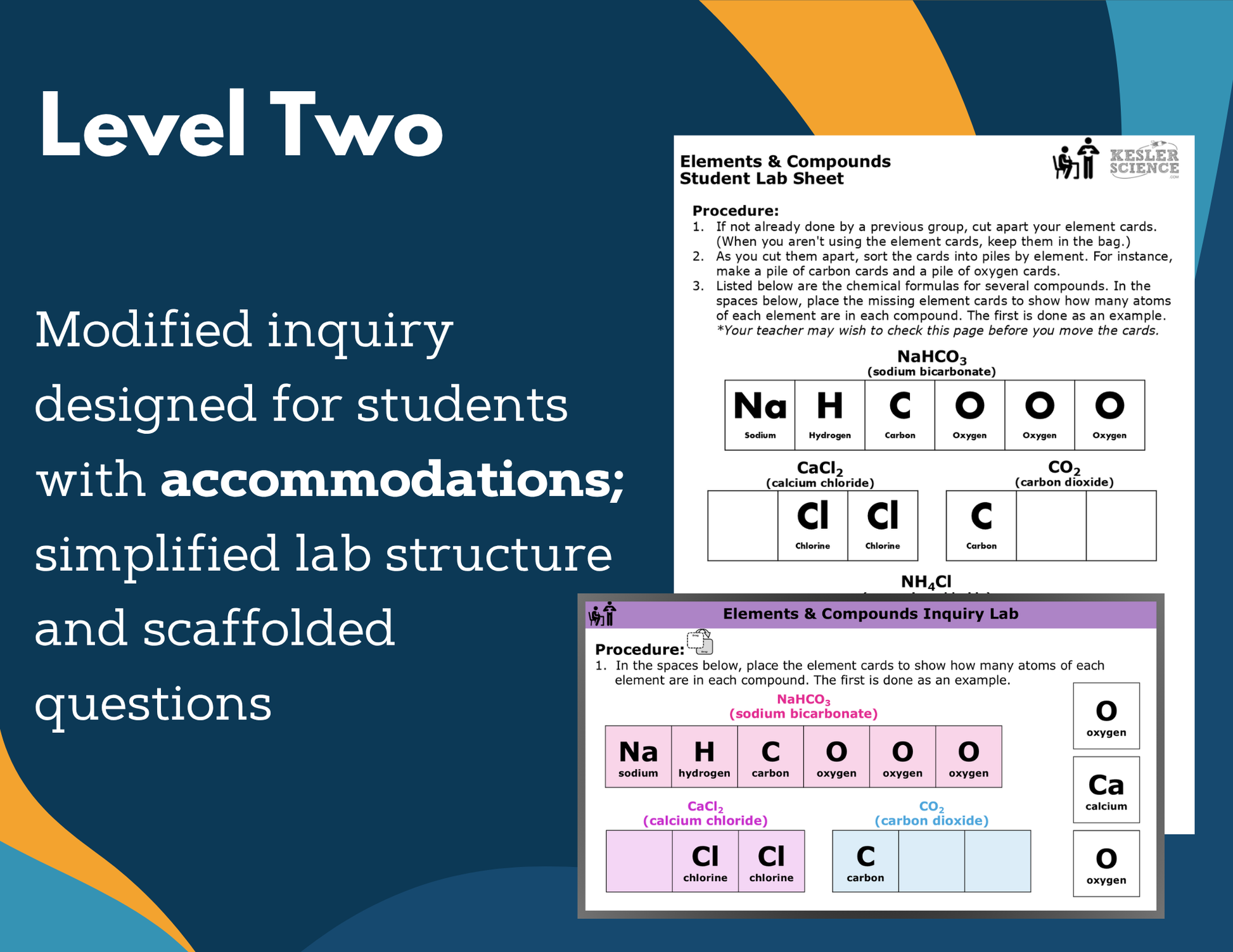 Elements & Compounds Digital Inquiry Lab - MS 6-8