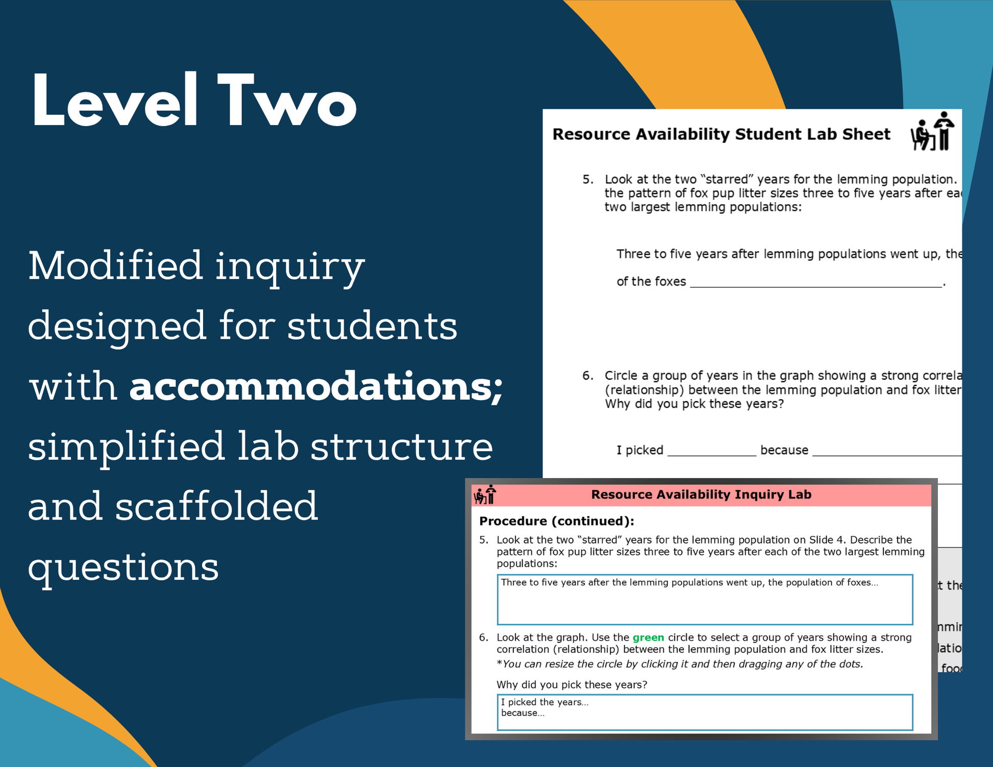 Resource Availability Digital Inquiry Lab - NGSS MS LS2-1