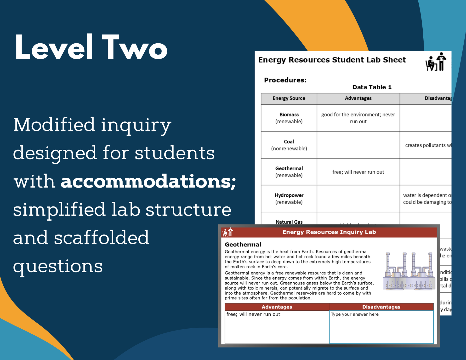 Energy Resources Digital Inquiry Lab - MS 6-8