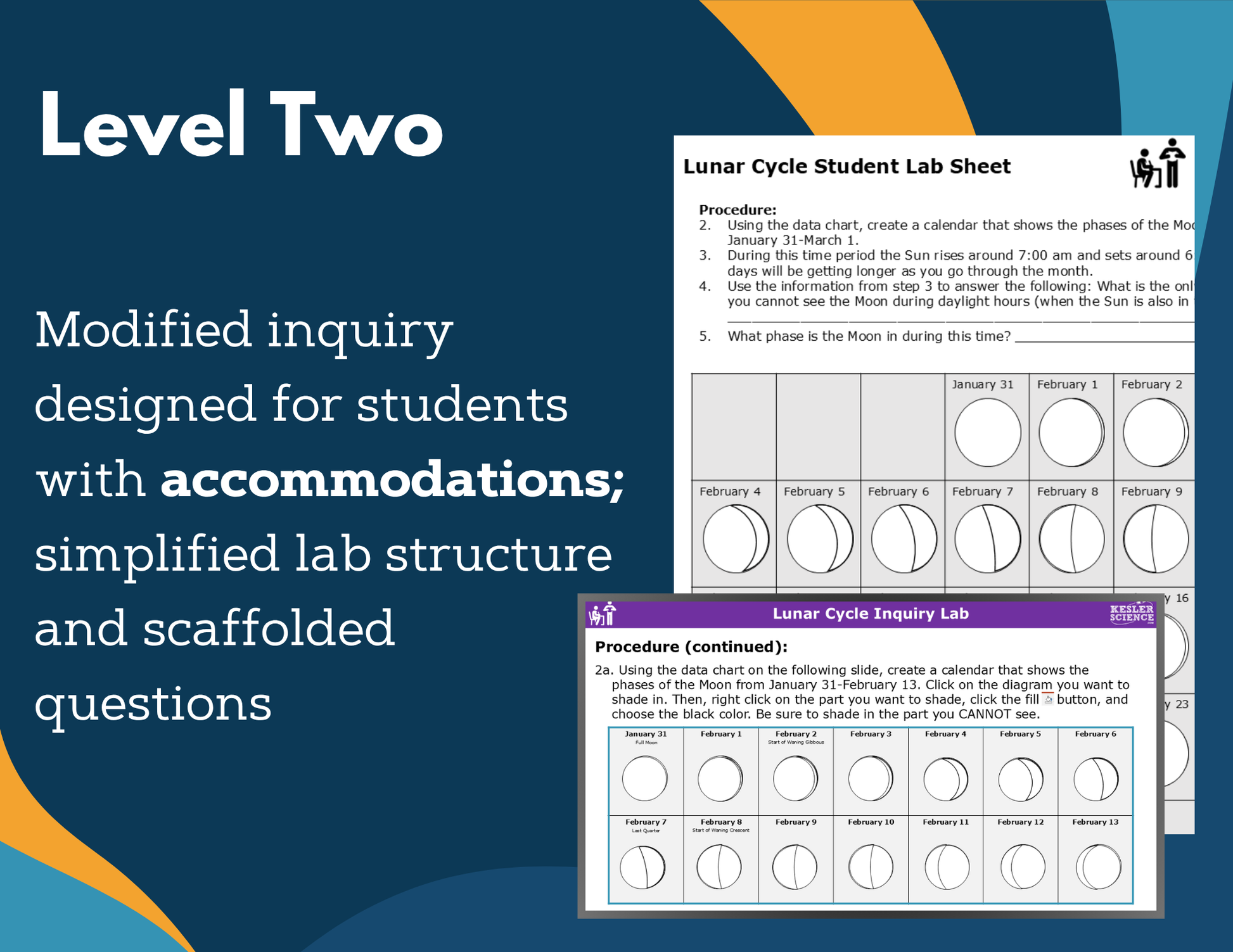 Lunar Cycle Digital Inquiry Lab - MS 6-8